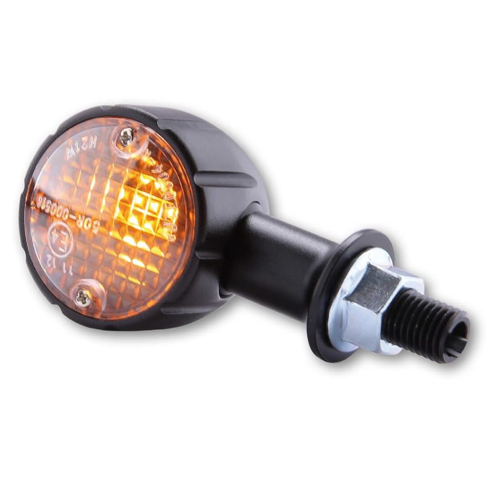 Blinkerleuchten Paar für vorne und hinten aus Aluminium in schwarz für viele Fahrzeuge