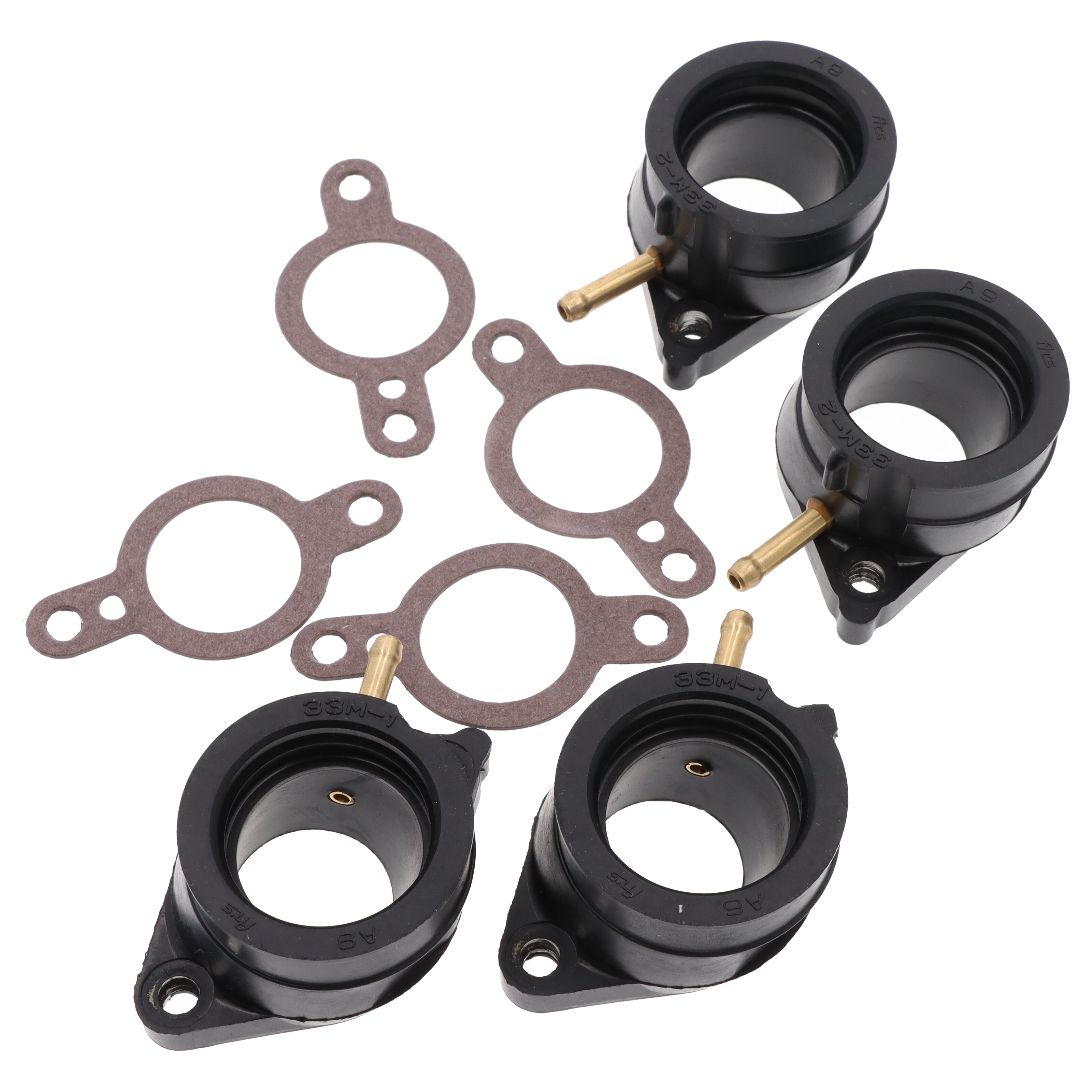 Tourmax CHY-16 Vergaseransaugstutzen für Yamaha YX 600 Radian Baujahr 1986 4 Stutzen