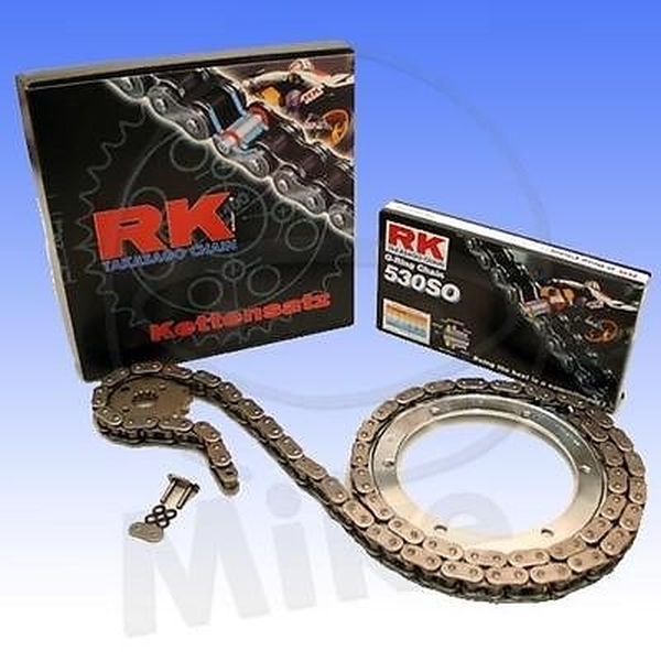 RK Kettensatz KRX520/110 offen mit Nietschloss; JT Sprockest Ritzel F565-16, JT Sprockets Kettenrad R823-39