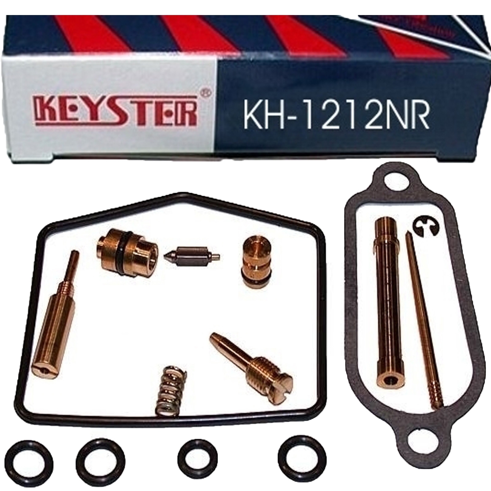 4x Keyster KH-1212NR Vergaser Reparatursatz für Honda CB350 F Four 1973-1975 CB350F