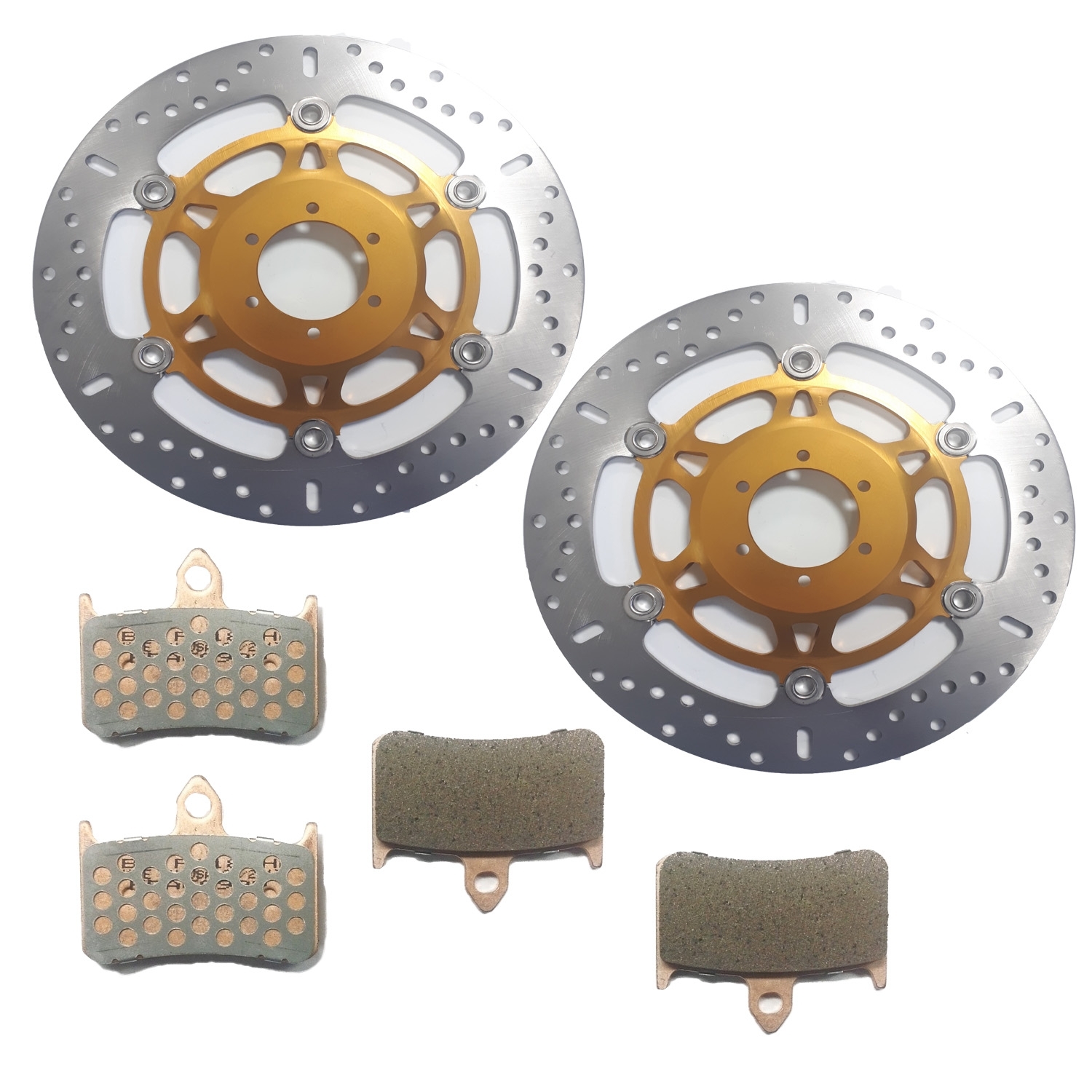 EBC Bremsen Set vorne Sintermetall für Honda VFR400 CBR900 VTR1000 RVF400