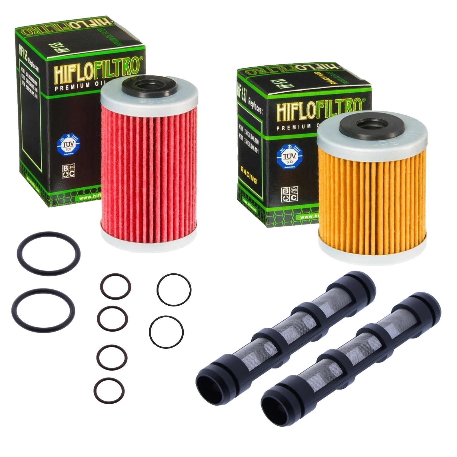 Ölfilter Inspektionskit für KTM Duke 690 Enduro LC4 690 SMC 690 LC4 Supermoto Ölfilter Ölsieb Dichtungen