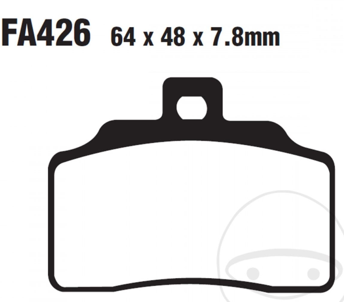 EBC Bremsbeläge FA426 für Beta M4 350 T20011 T20021 ZD3200