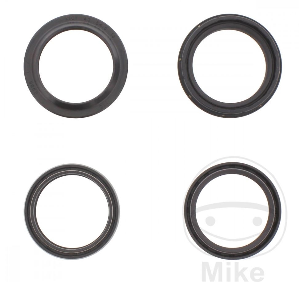 All Balls Gabelsimmerringe + Staubkappe 43X54X11 für BMW Cagiva Honda Triumph