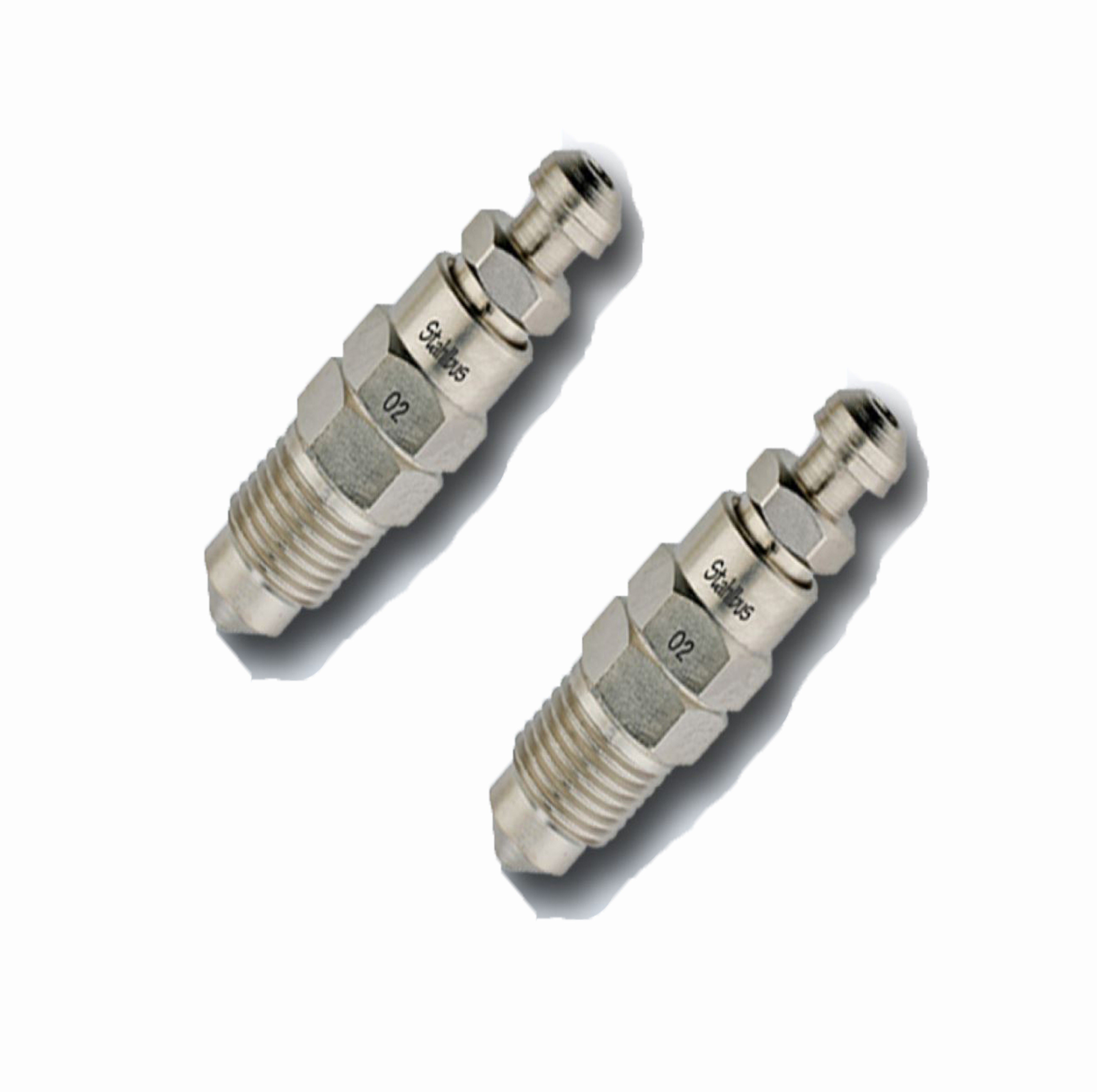SB-110412 2x stahlbus Schnell-Entlüfterschraube M10x1.0x14mm mit integriertem Entlüftungsventil
