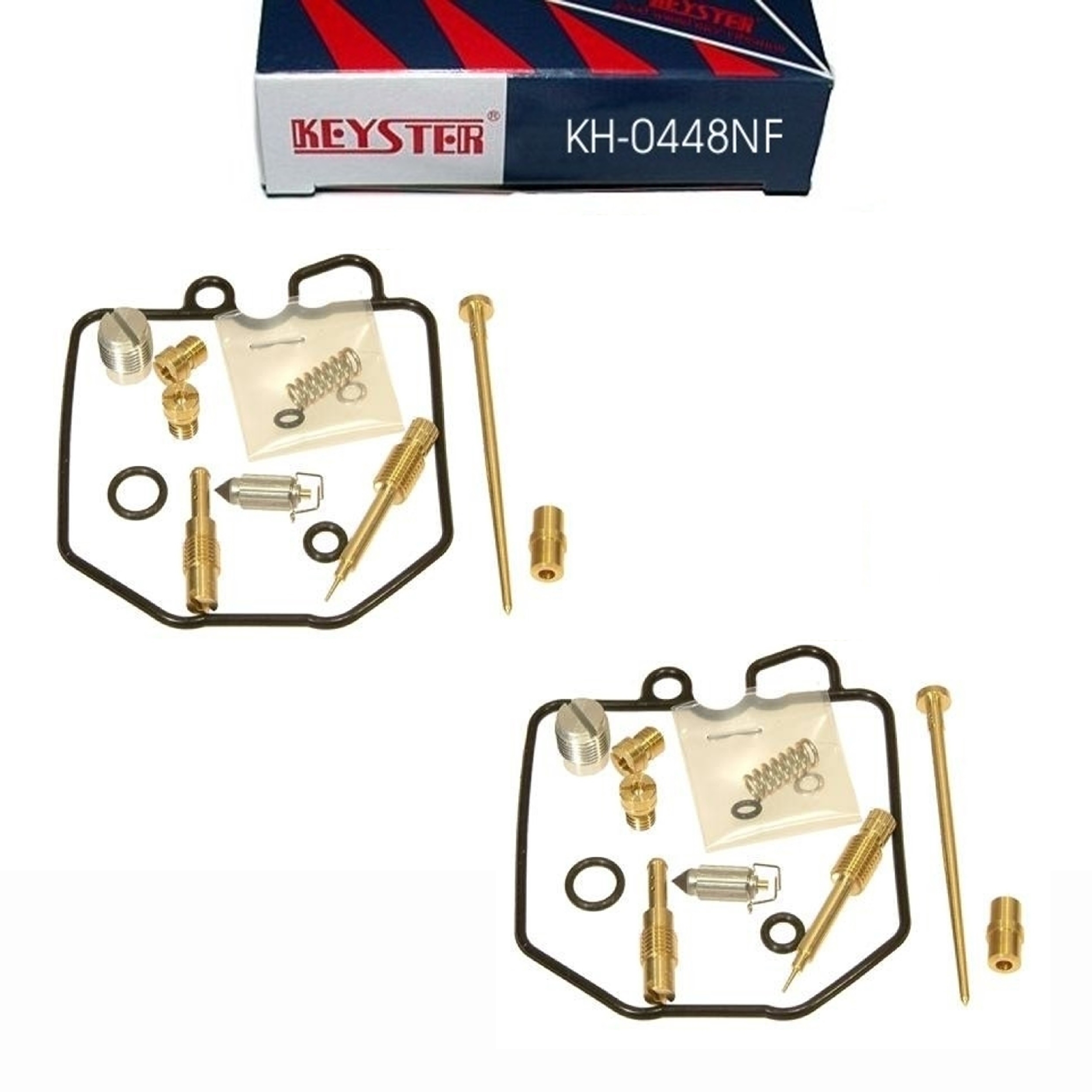 2x Keyster KH-0448NF Vergaser Reparatursatz für Honda CB400 N Euro 1978-1985 CB400N