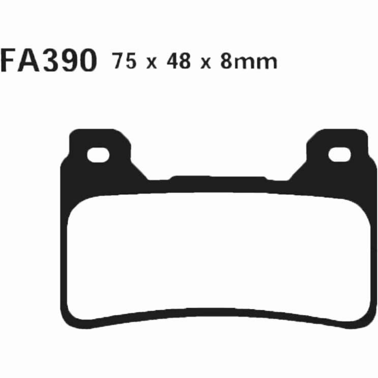 2x Sinter Racing Bremsbeläge GPFAX390HH für Honda CB1000R CBR600RR 1000R VFR800