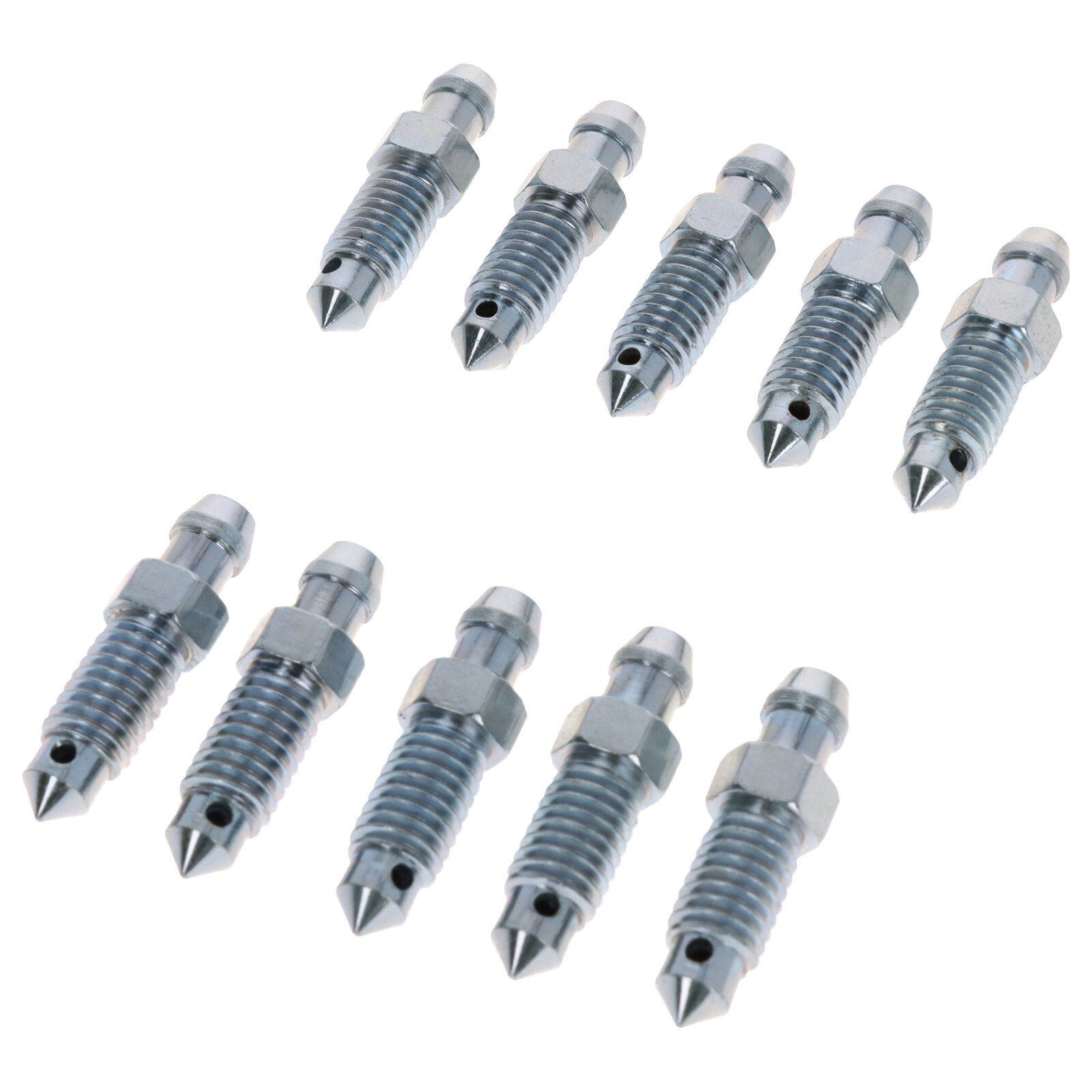 10x Quick Brake QB0015-10 Bremssattel Entlüfterschraube Entlüftungsventile M8x1.25x33 mm SW9