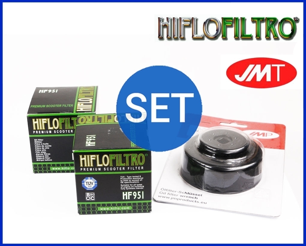 Satz Ölfilter für Honda Silverwing FJS400 FJS600 NSS250 300 SH X-ADV Yamaha TMax XP +Ölfilterschlüssel