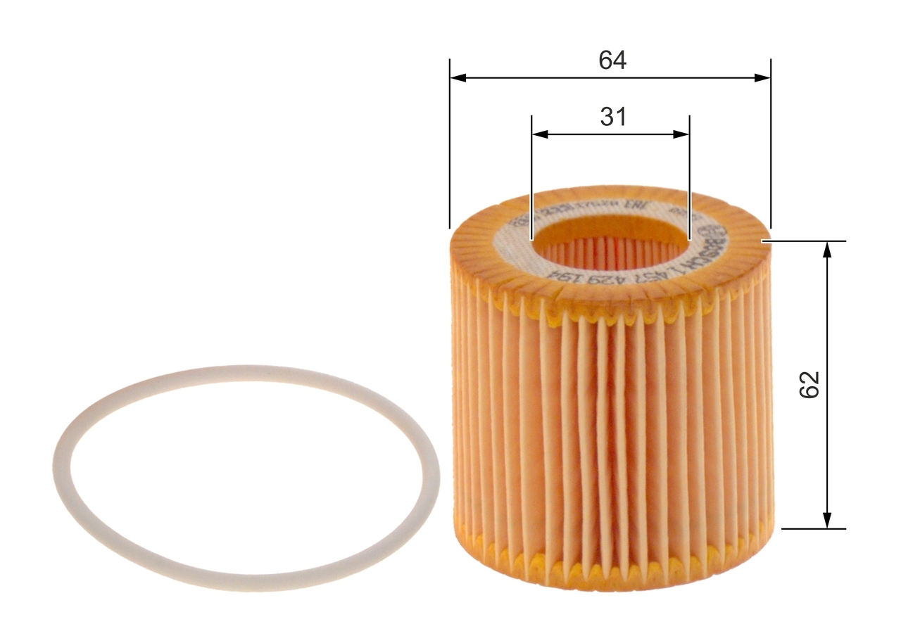 BOSCH 1457429194 Ölfilter für VW Polo 5 6R1 6C1 4 9N 9A Fox 5Z1 5Z3 5Z4 5Z5