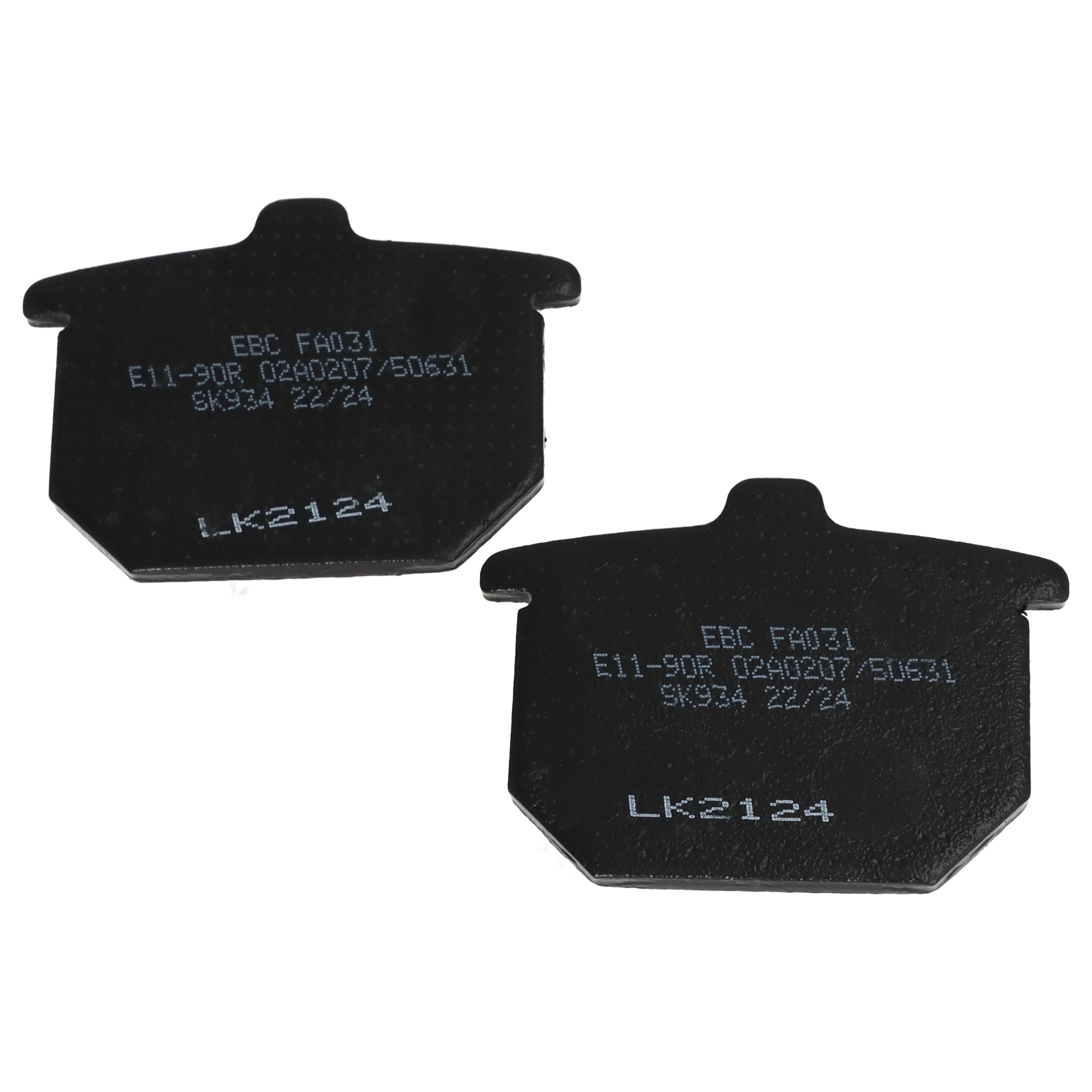 EBC FA031 Bremsbeläge vorne hinten für Honda GL1100 1980 CB750 F 1977-81 CB400 1980 CB900 1979-80 CX500