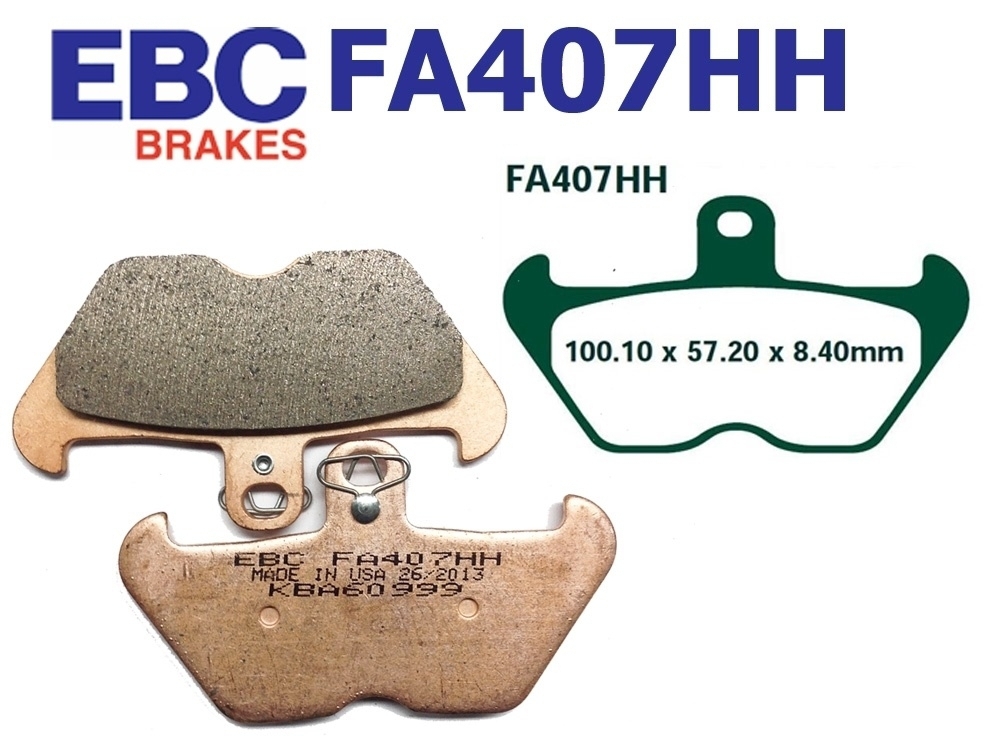 EBC Sintermetall Bremsbelagsatz vorne für BMW R80 R850 R100 R1200 R1100 R1150 K100 K1100 K1200