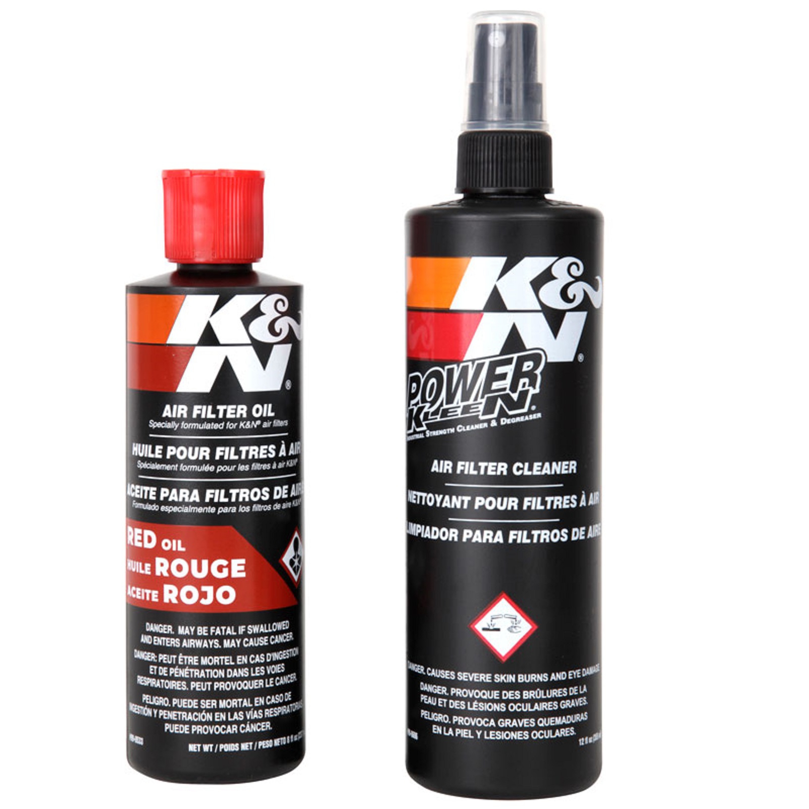 K&N Luftfilterservicekit Universeller Einsatz Auto Quad Motorrad Maschinen