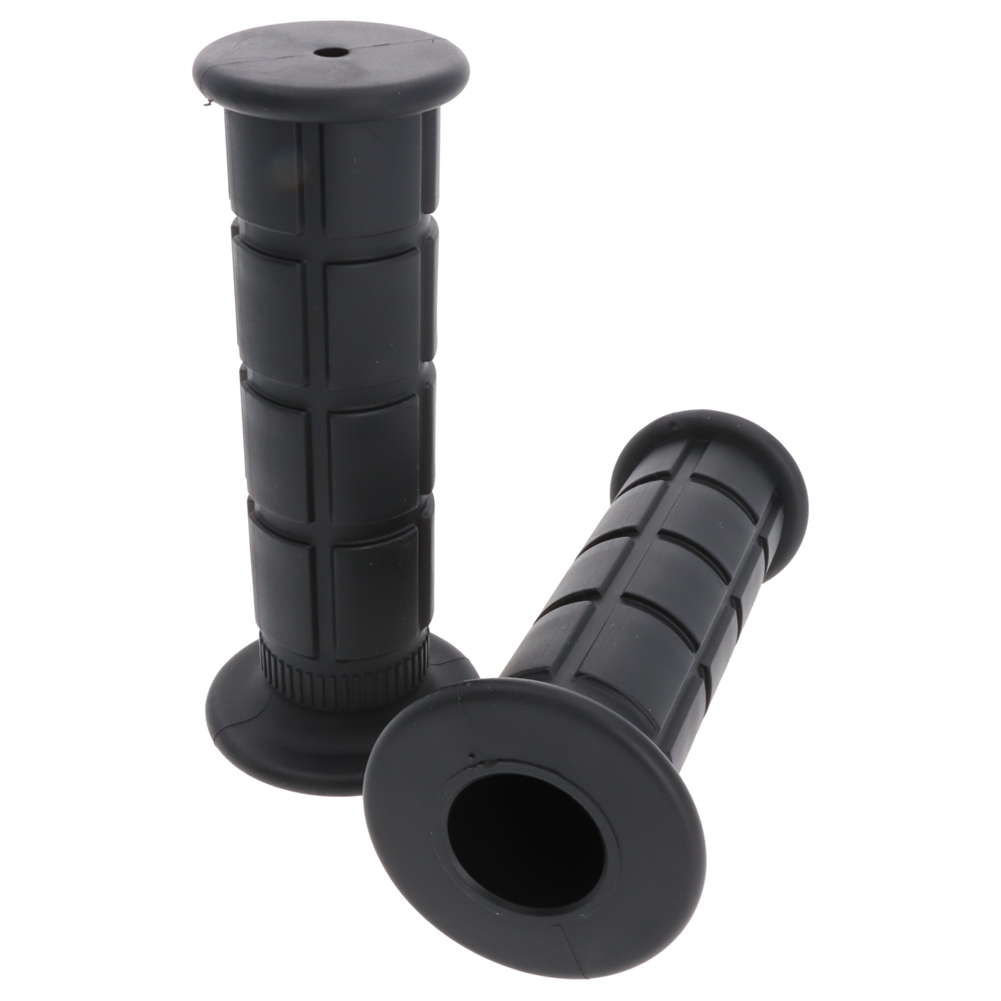 Motorrad Griffgummi-Paar schwarz für 7/8"-22 mm Lenker, Länge:124 mm
