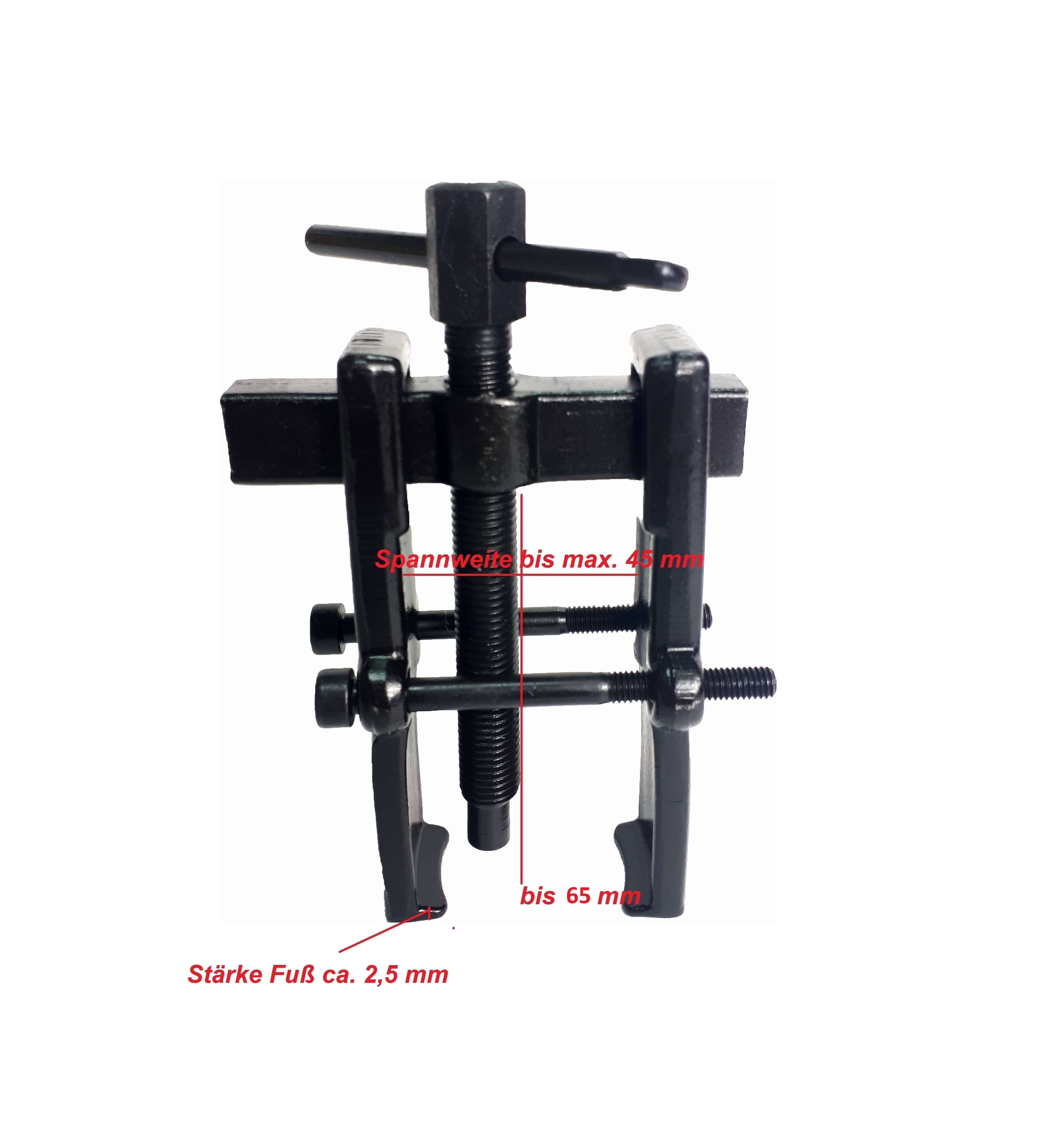 Lagerabzieher Parallelabzieher 38x65mm Gearpuller Abzieher Außenabzieher