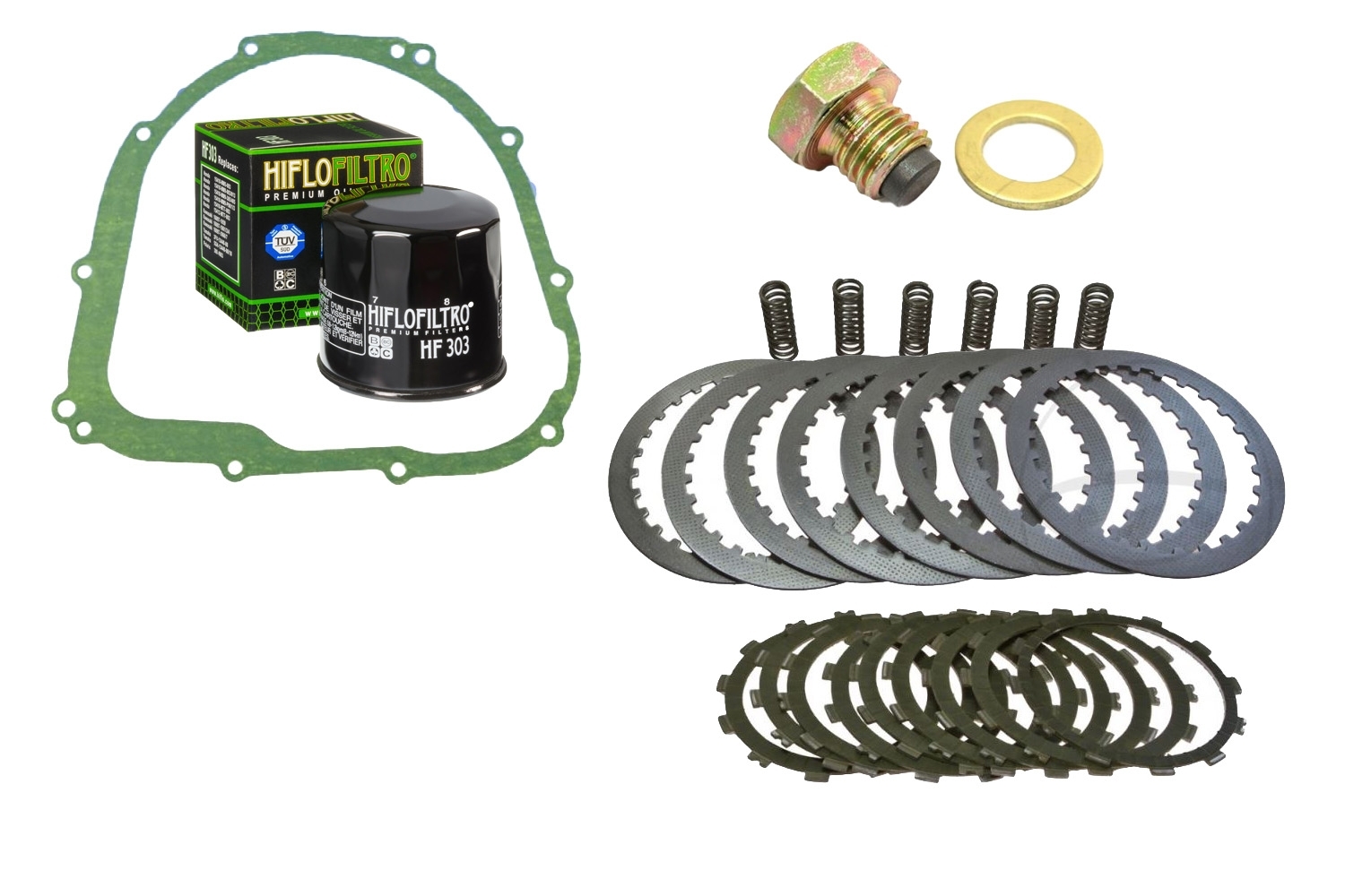 Kupplung Satz Dichtung Ölfilter Ablasschraube für Kawasaki ZX-7RR 750 N Ninja