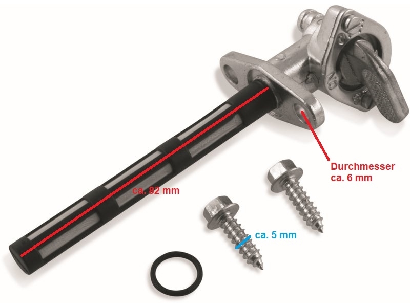 ACERBIS Benzinhahn universal inklusive Dichtung
