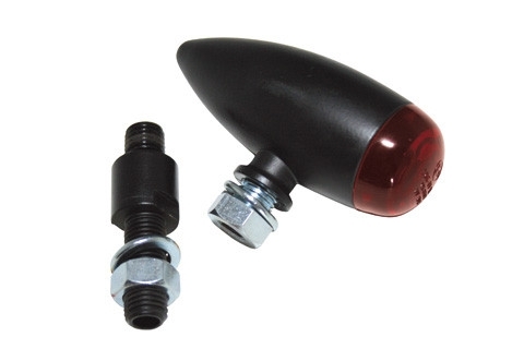 HIGHSIDER LED-Rücklicht MICRO-BULLET rotes Glas