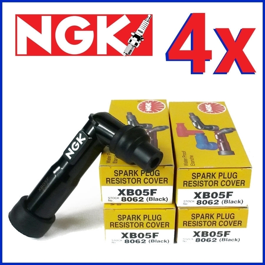 4x NGK Zündkerzenstecker XB05F 8062 für Yamaha XJ XS XV Kawasaki GPZ Suzuki GS