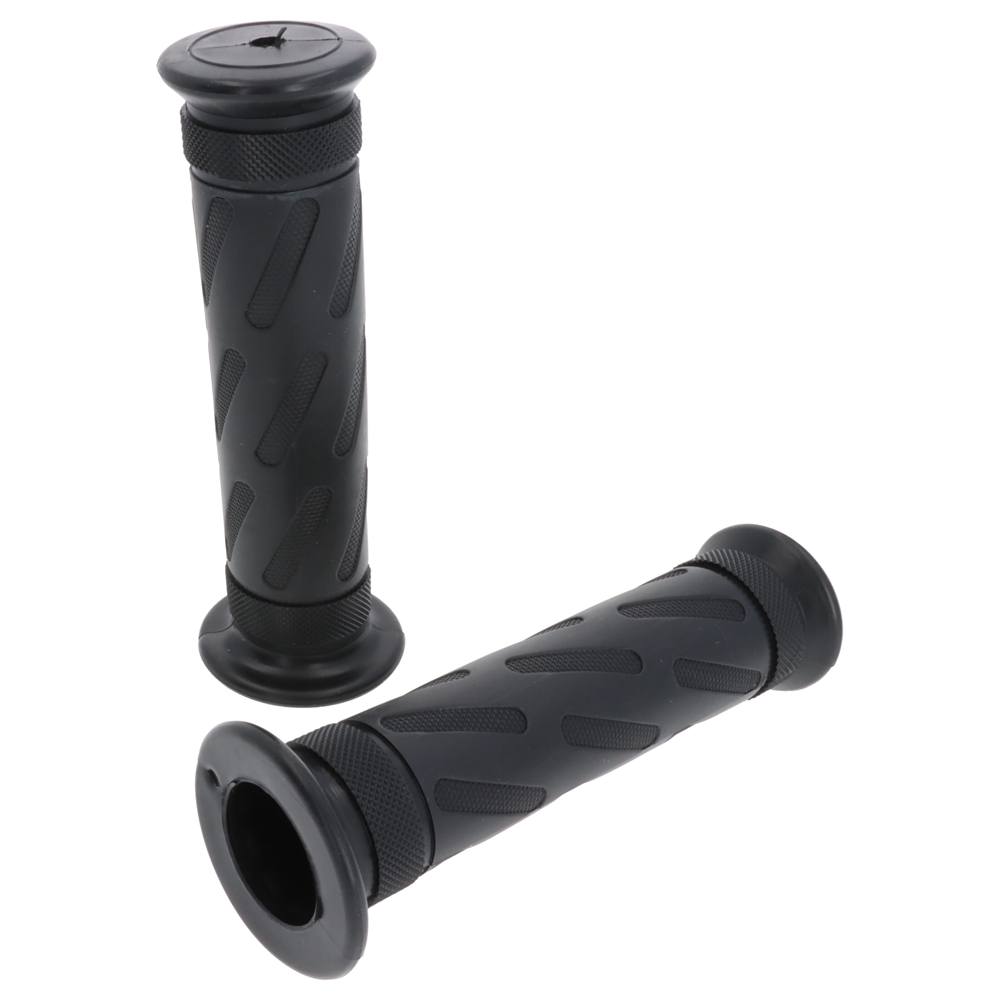 Griffgummi-Paar 21/25mm schwarz 133mm Motorrad Roller Griffe