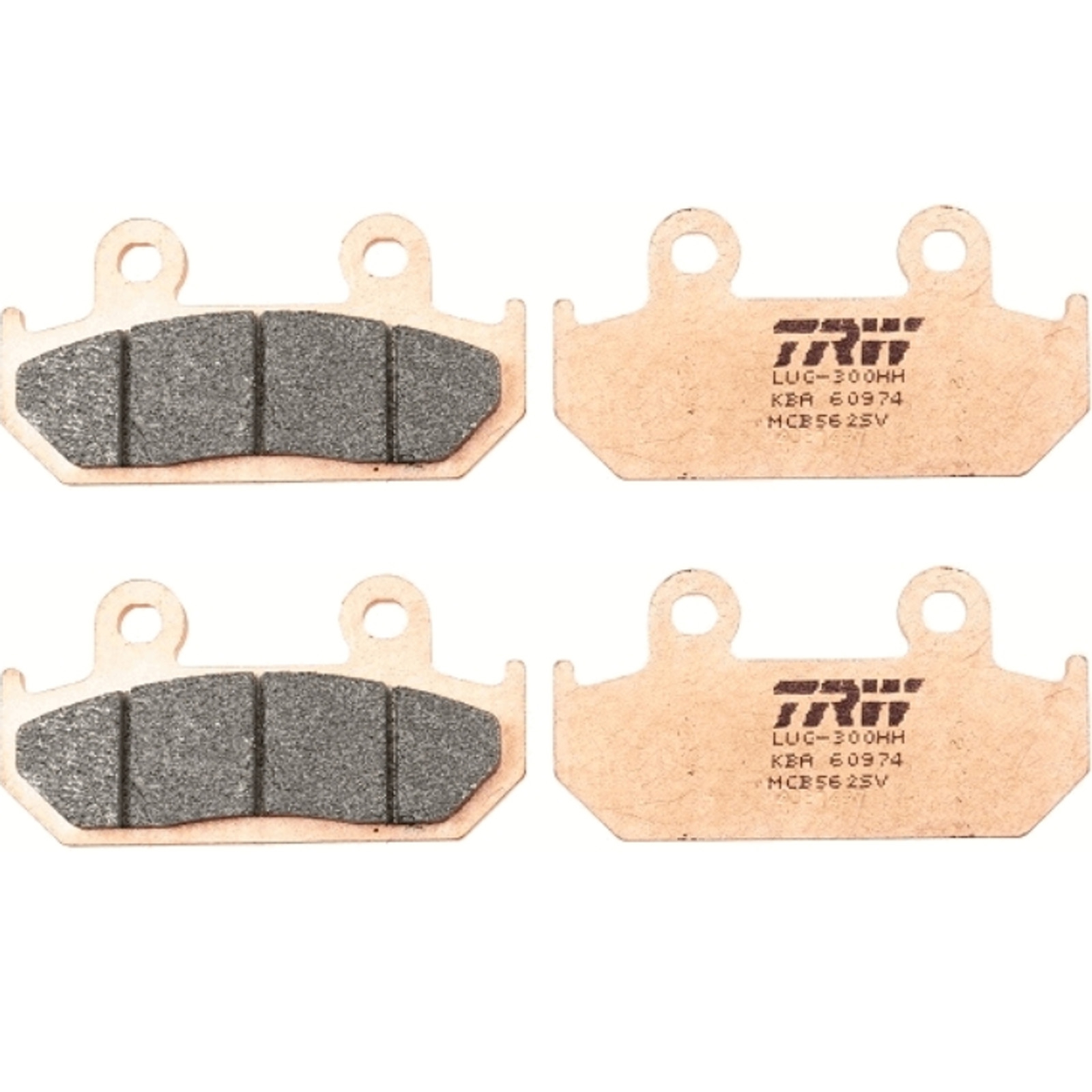 TRW MCB562SV Sintermetall Bremsbelagsatz vorne für Honda CBR600 F XRV750 Africa Twin RD04 CB450 VFR400