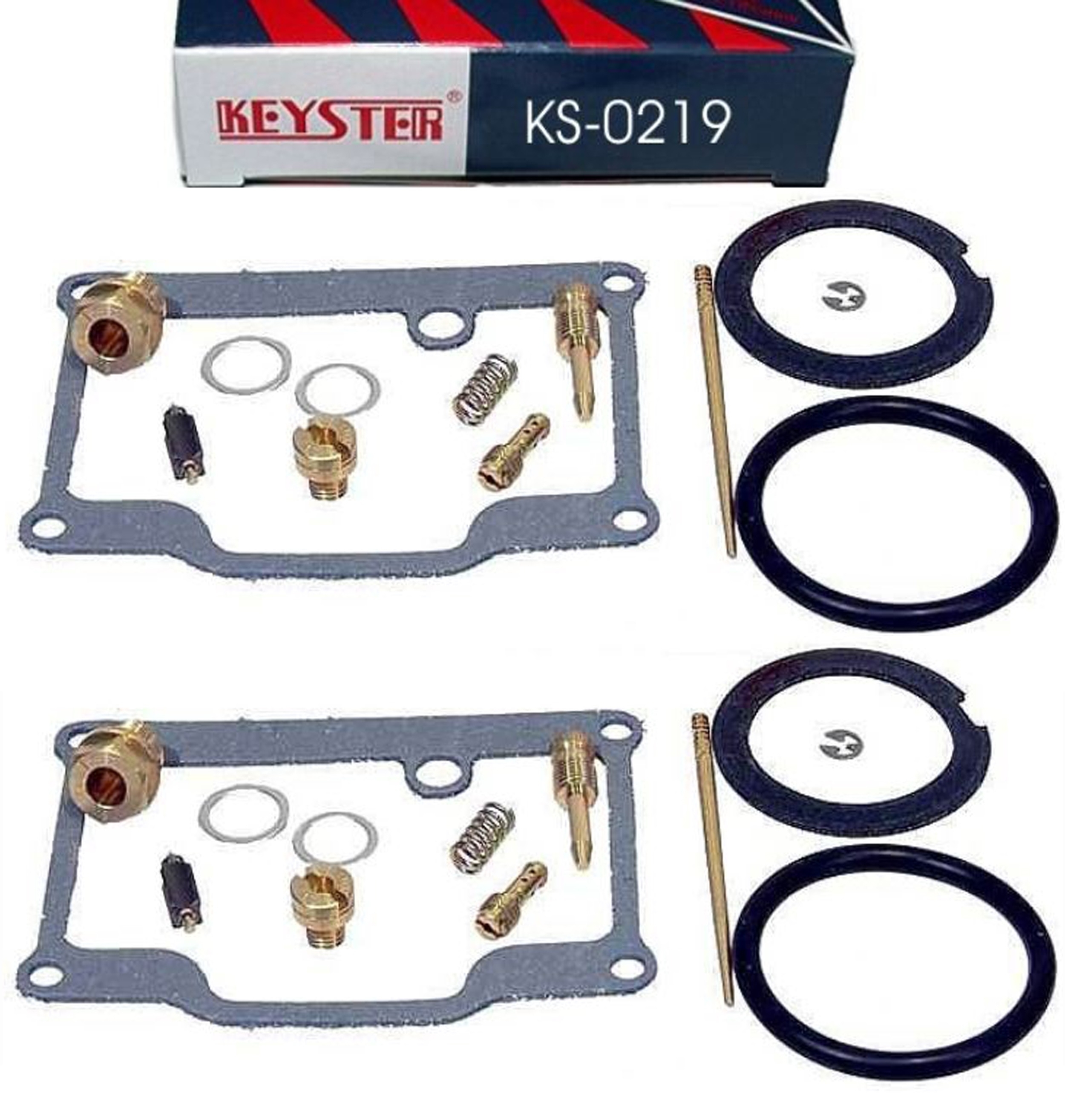 2x Keyster KS-0219 Vergaser Reparatursatz für Suzuki GT 250 1973 - 1975 GT250