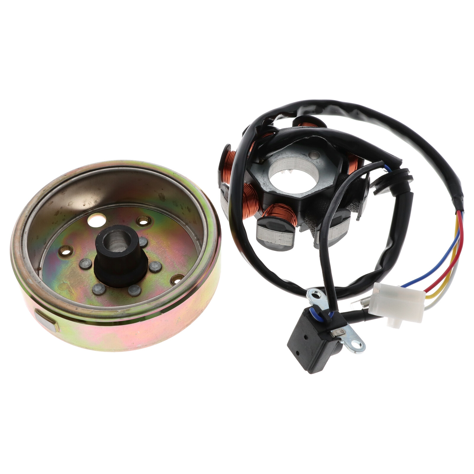 Lichtmaschinenstator für China 4Takt Roller AGM Baotian Benzhou Jonway Kreidler Peugeot
