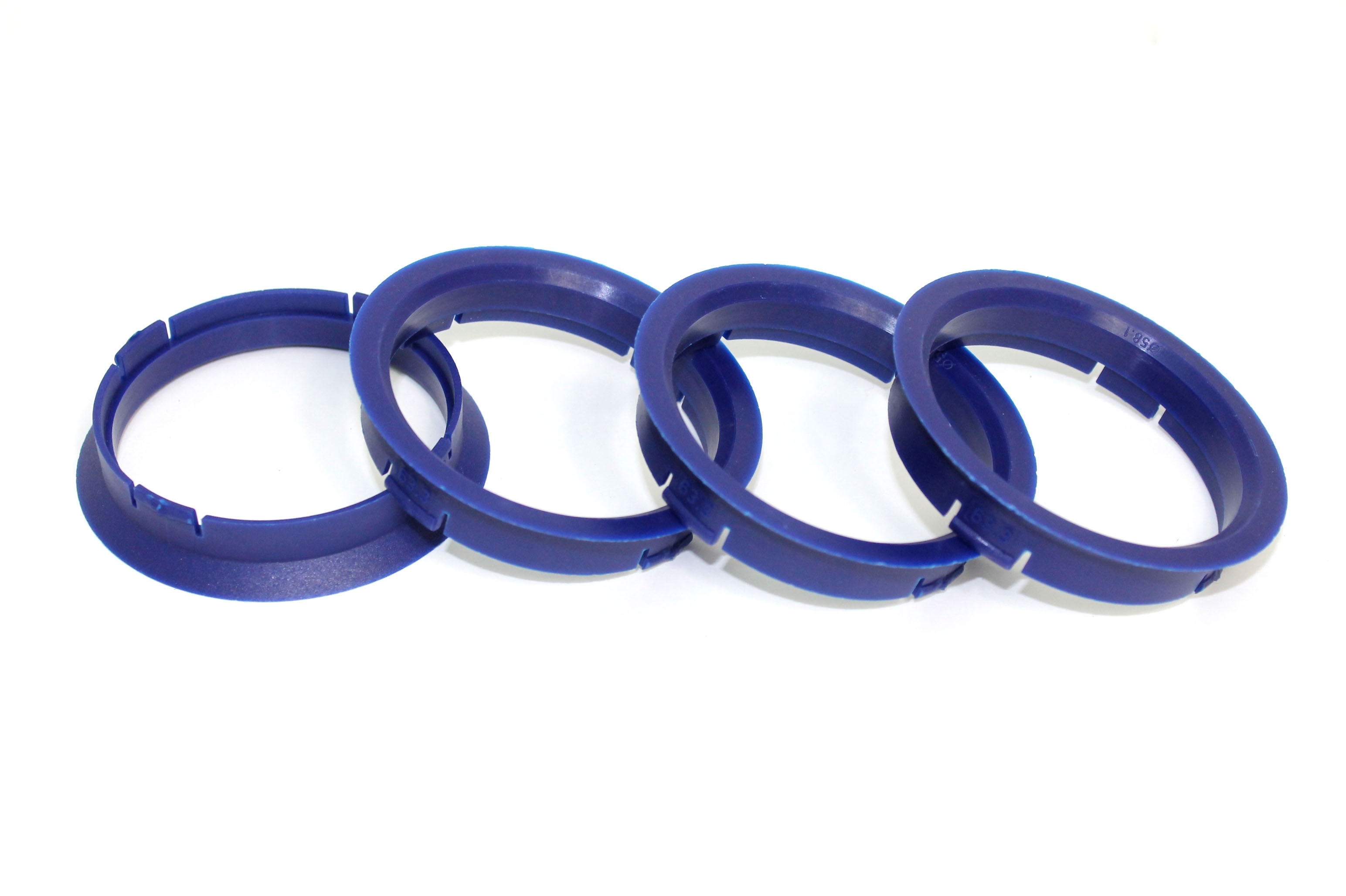 1 X Zentrierring 63,3 mm x 58,1 mm FZ06 DUNKELBLAU