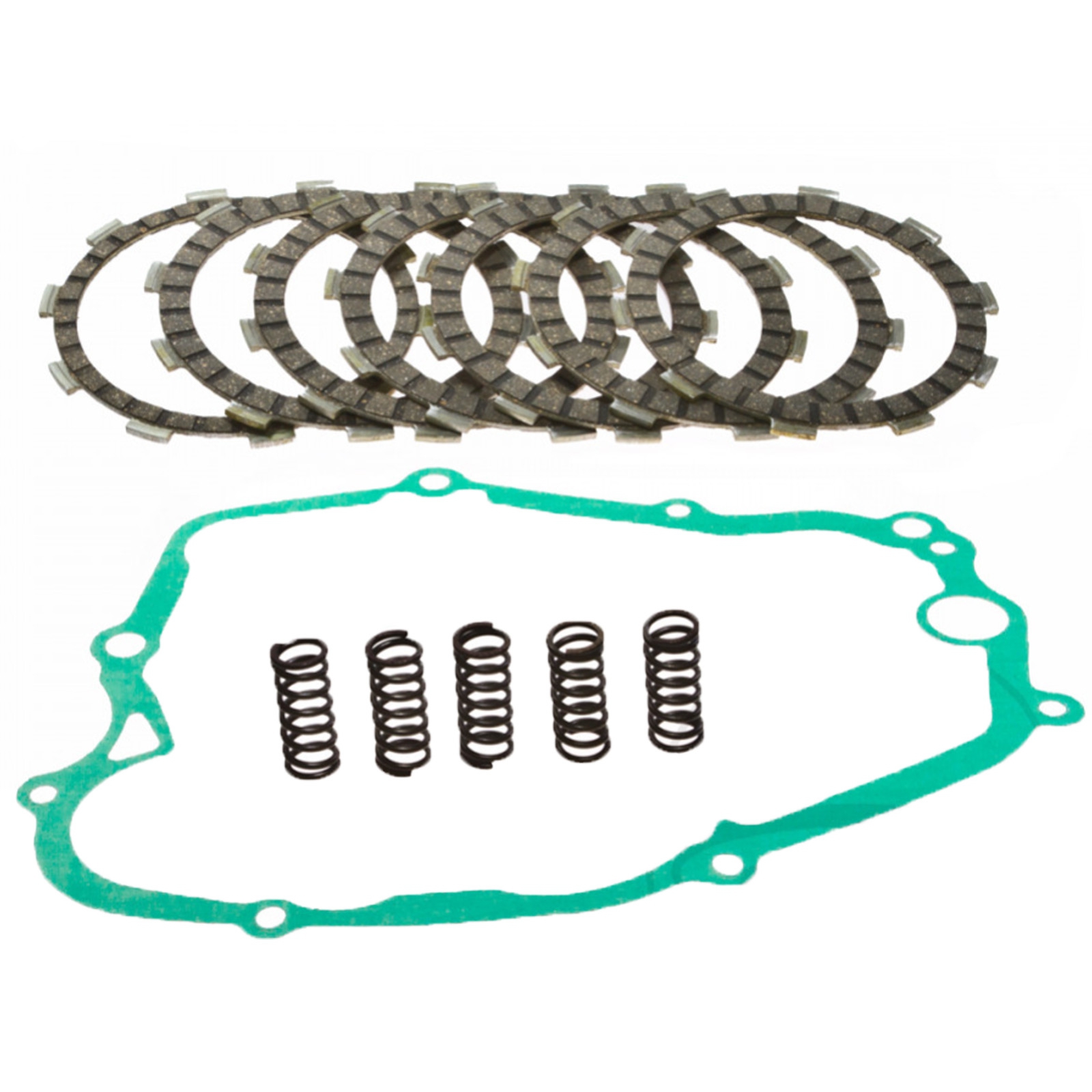 EBC Kupplung für Yamaha DT125 1991-2006 TDR125 1993-2001 TZR125 Satz Lamellen Federn Dichtung