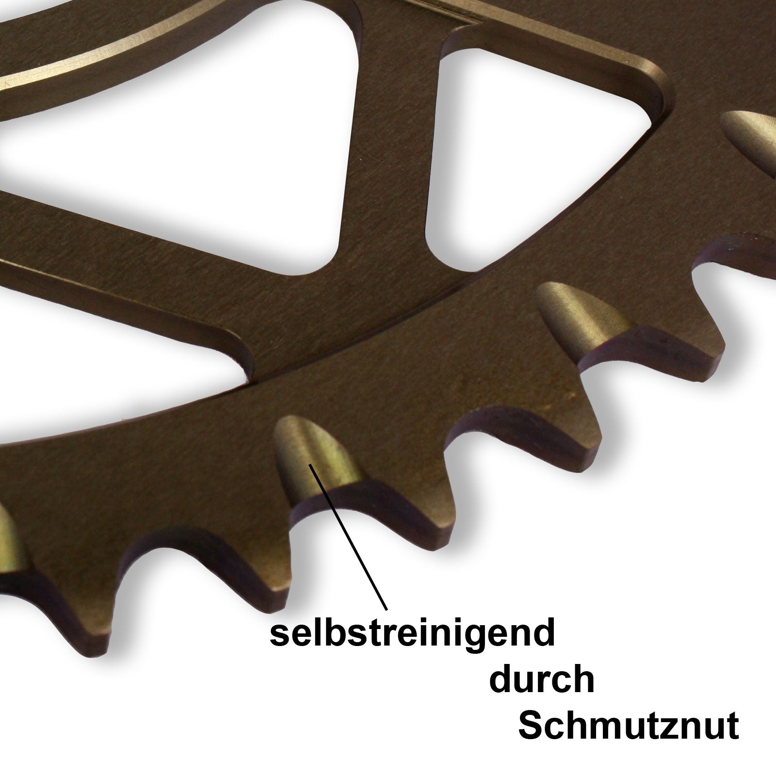 AFAM Kettenrad Teilung 520 49 Zähne Alu rot selbstreinigend