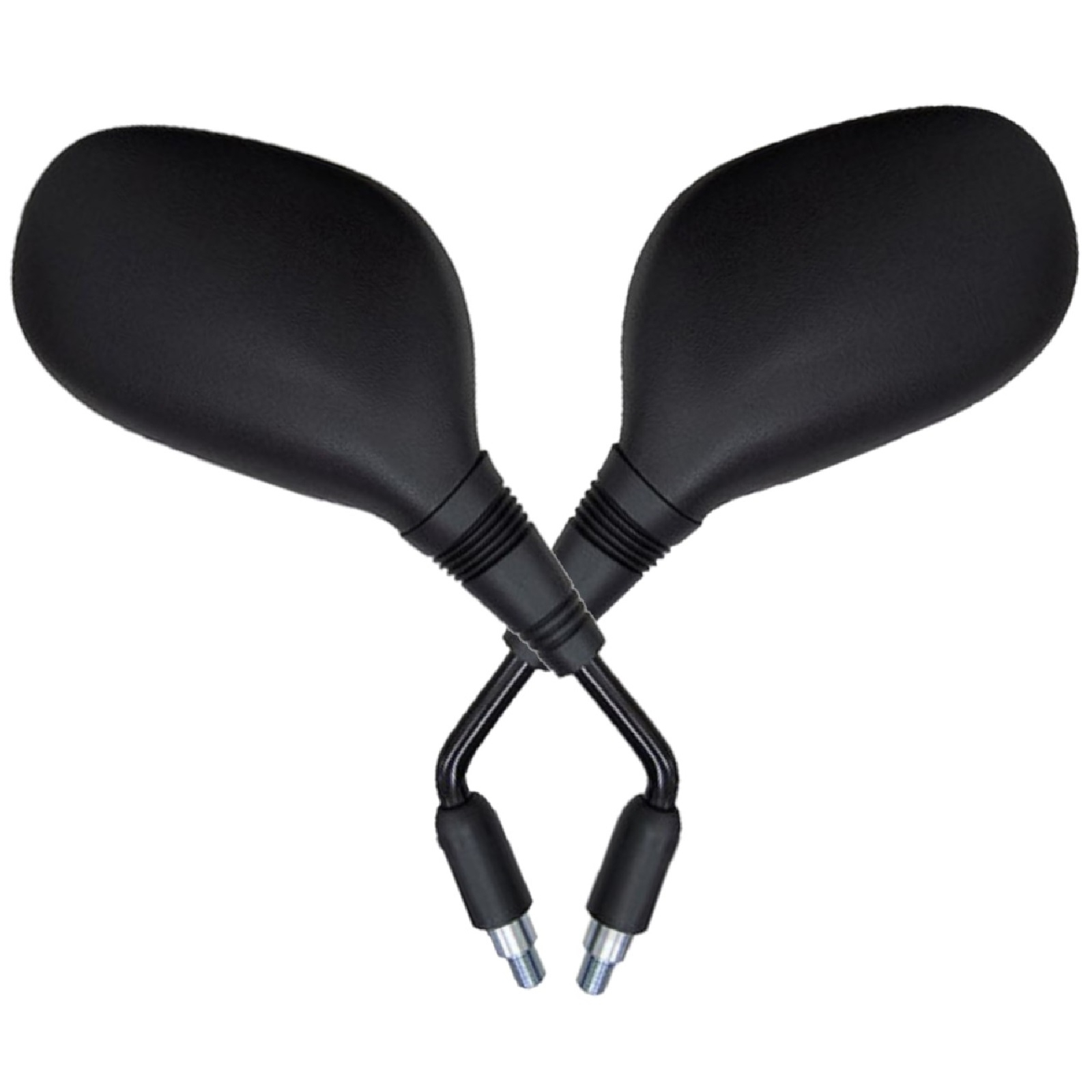 Spiegelpaar für Suzuki DR 125 SM 2008-2013 aus Kunststoff in schwarz mit M10 Rechtsgewinde e-geprüft