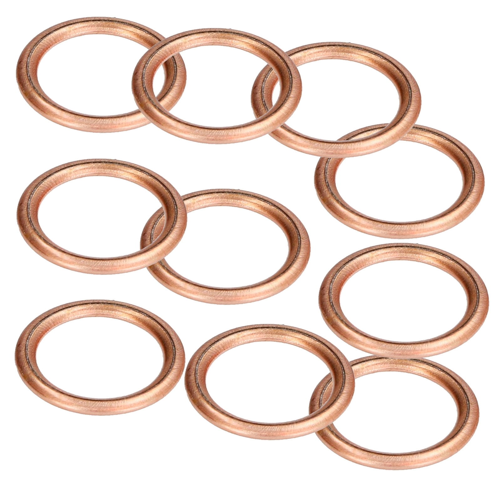 10x Elring 813.052 Dichtringe Ölablassschraube für VW Mercedes Opel Fiat Audi Renault Peugeot 22x16x2 mm