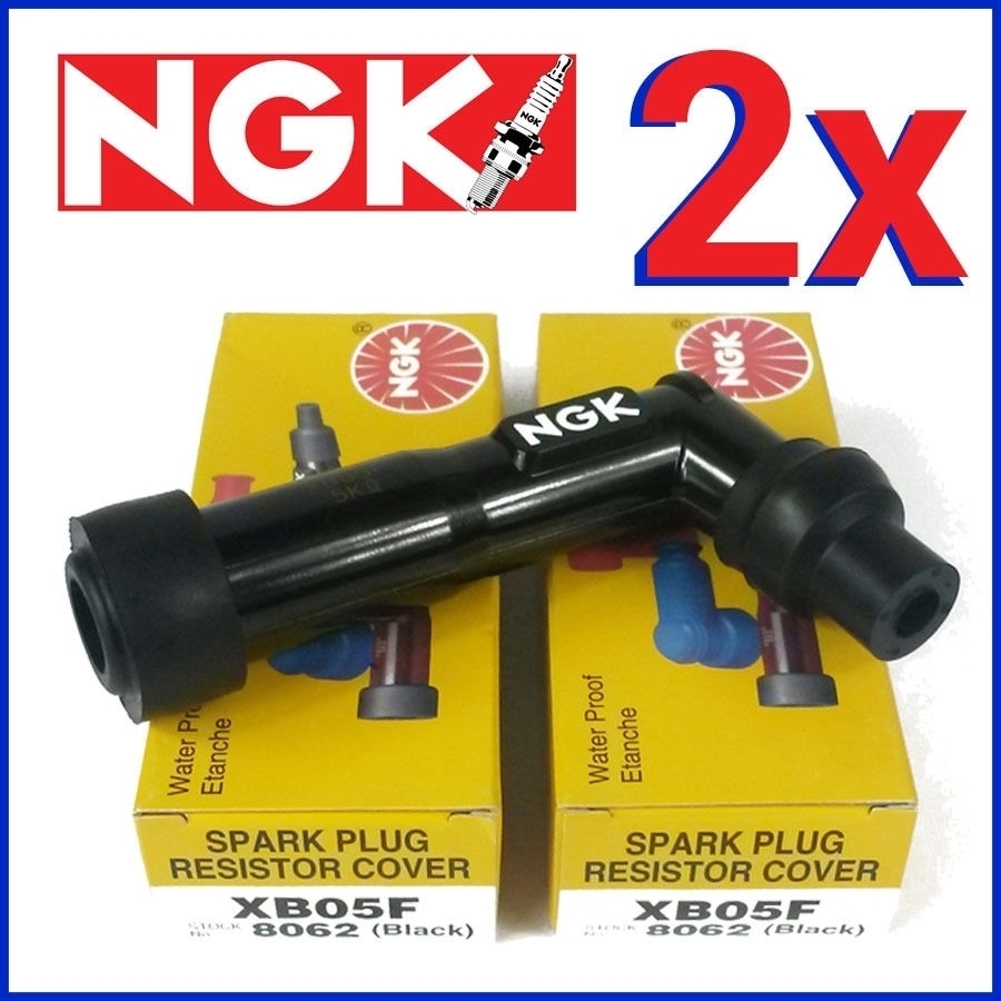 2x NGK Zündkerzenstecker XB05F 8062 für Yamaha XJ XS XV Kawasaki GPZ Suzuki GS