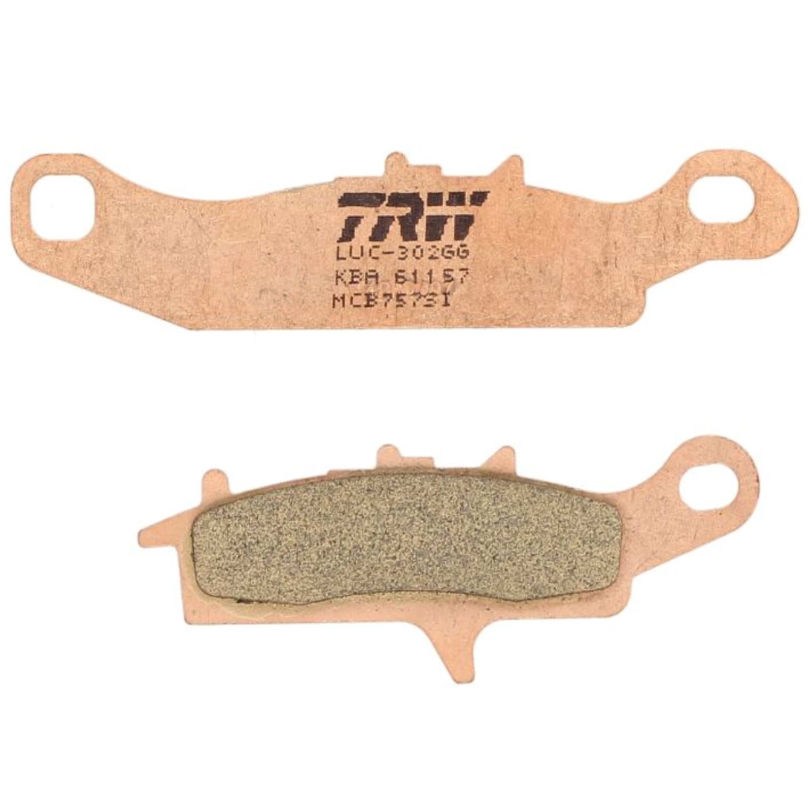 TRW Sinter Bremsbelagsatz vorne komplett für Kawasaki KVF650D Brute Force KFX450 KFX700