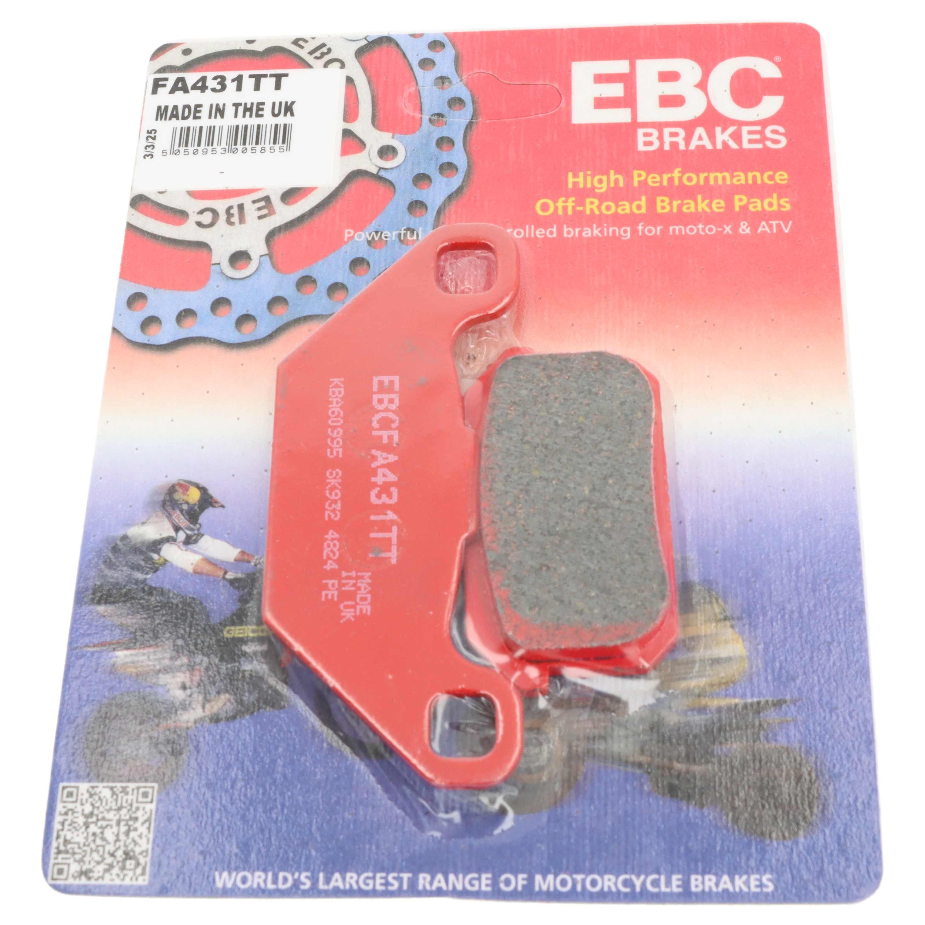 EBC Redstuff Carbon-Graphit Bremsbeläge FA431TT