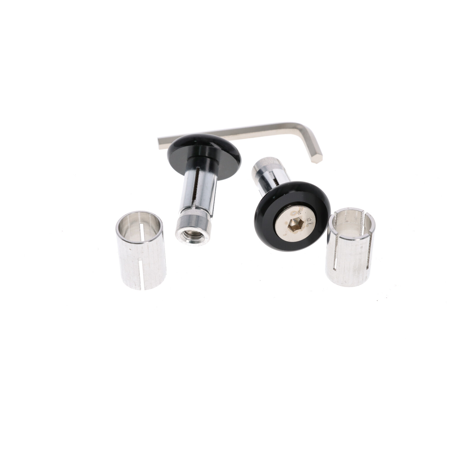 Motorrad Lenkerenden / Lenkergewichte 64g schwarz für Lenker 13-19 mm Durchmesser
