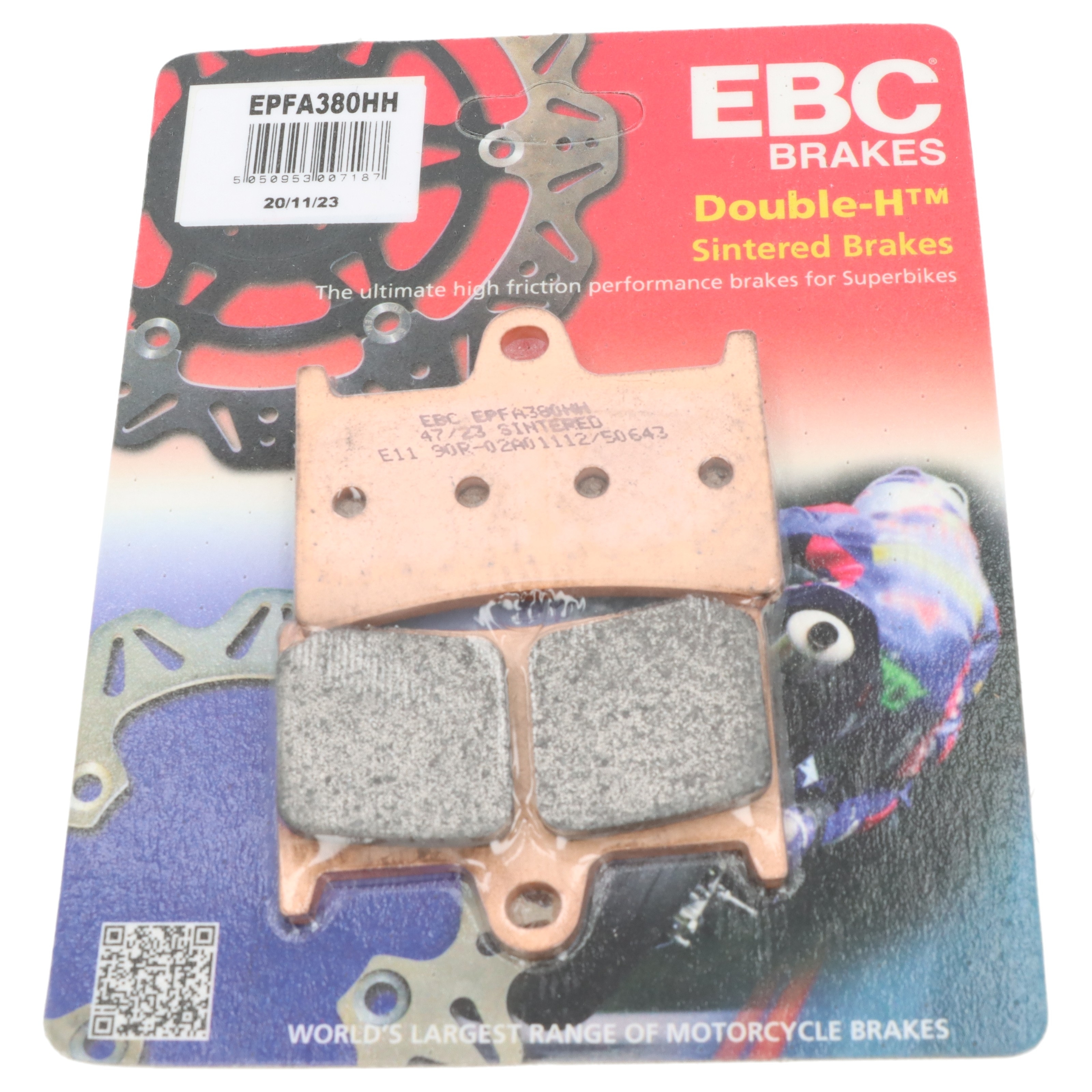 EBC Bremsbeläge FA380HH für Yamaha YZF-R1 R6 MT-01 FZ1 FZ8 XT S N SA NA ZA