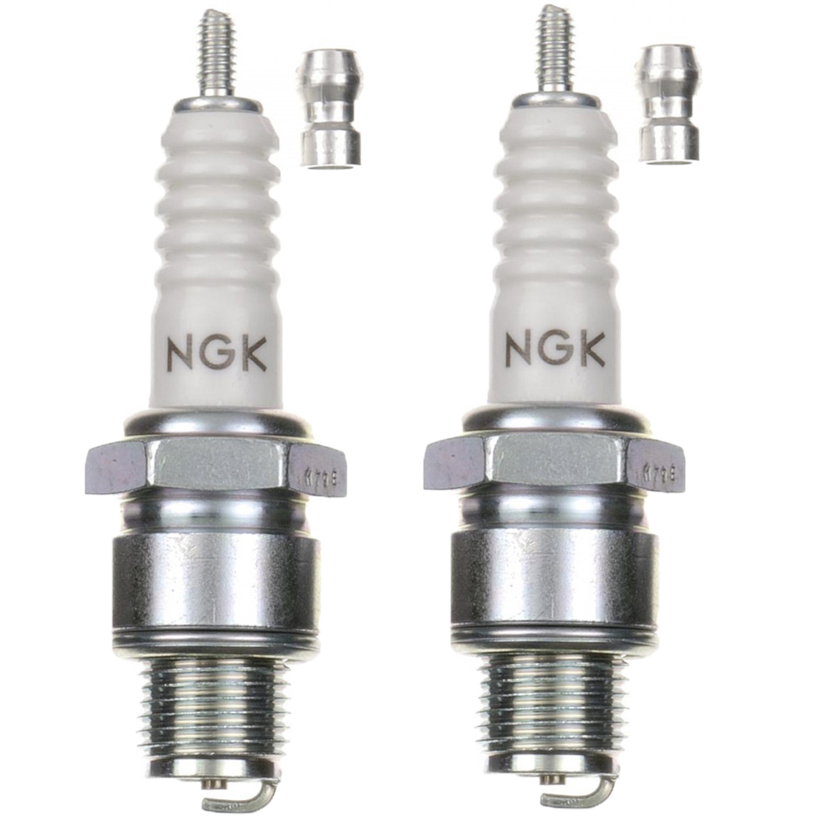 2x NGK B8HS 5510 Zündkerze für Simson MZ BMW KTM Kreidler Jawa Vespa Suzuki Yamaha