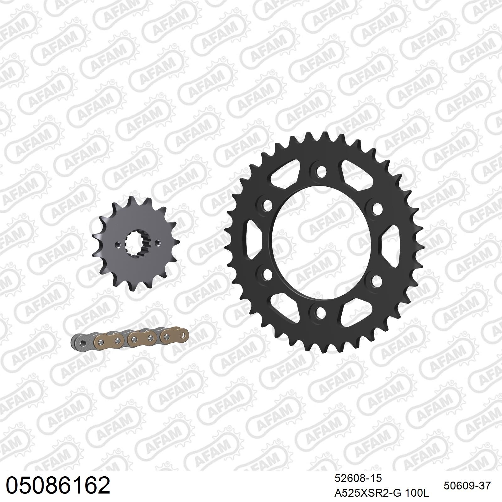 AFAM Kettensatz 525 X-Ring golden 4263kg für Ducati 916 S4 Monster Foggy 2002-2002