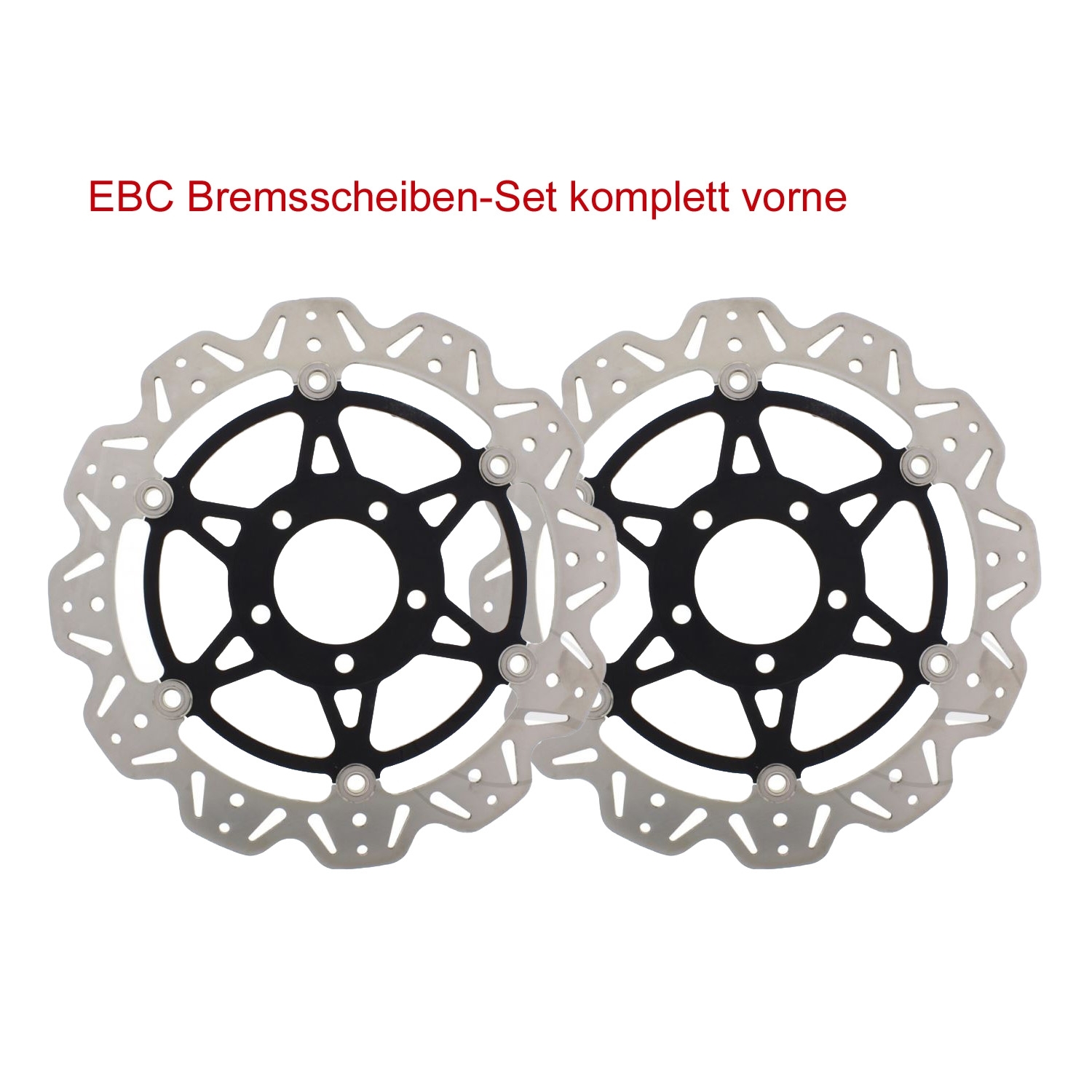 Bremsscheiben-Set komplett schwarz für Ducati Supersport Monster ST4 ST2 748 851