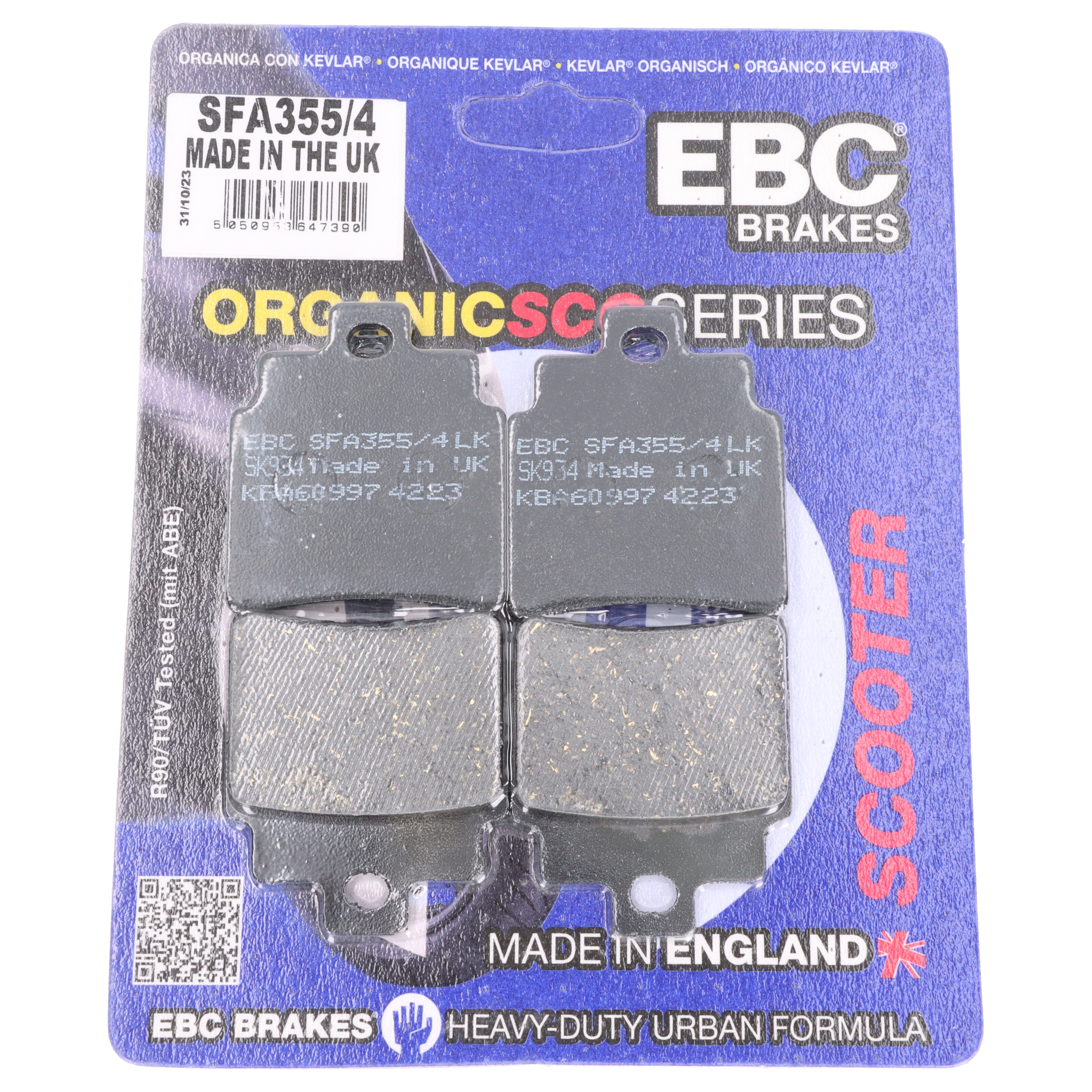 EBC Bremsbeläge SFA355/4 für Kymco SYM Grand Dink GTS 125 250 300 Joymax i