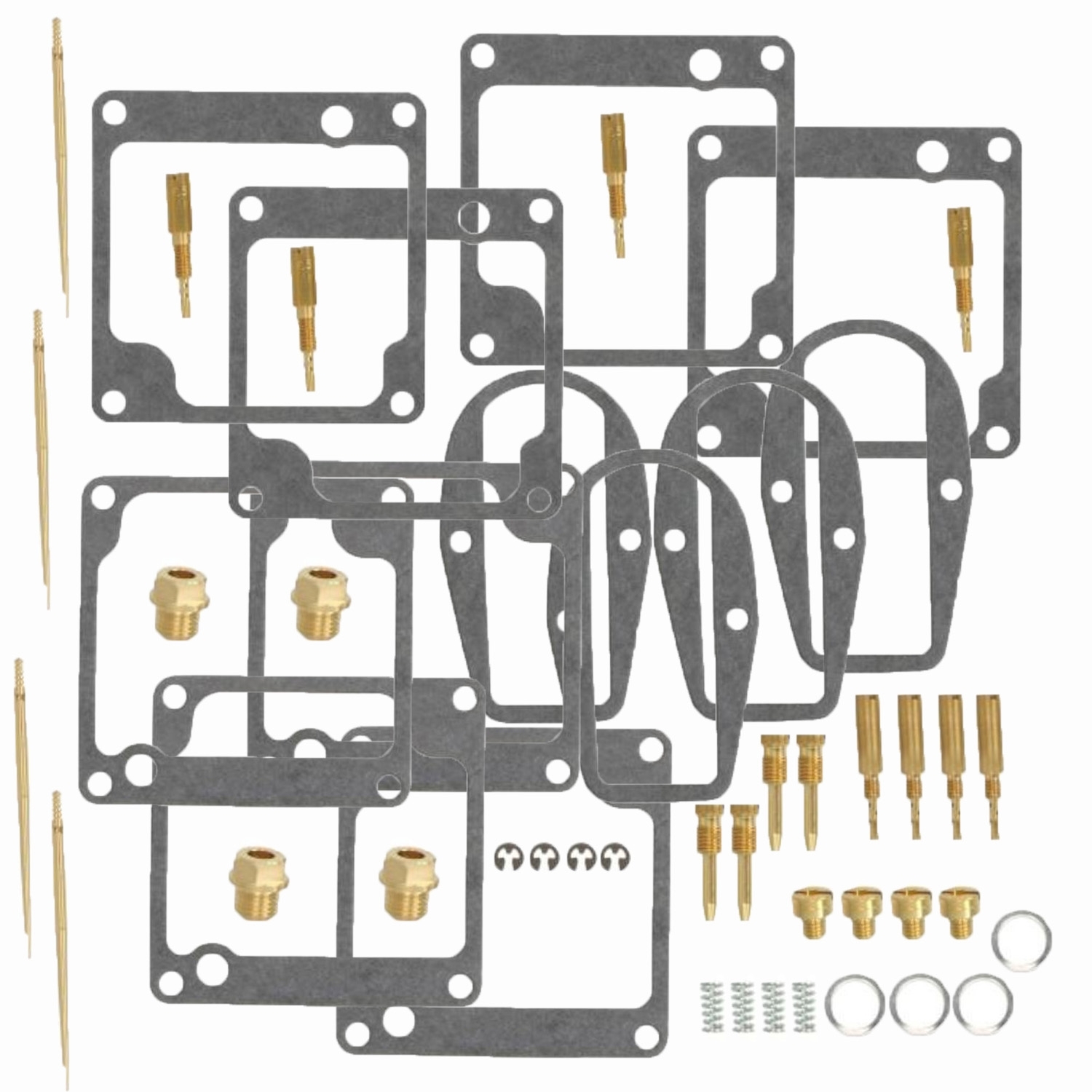 4x Tourmax Vergaser Reparatursatz CAB-K8 für Kawasaki Z1 900 Z1A Z1B 900 1973-1975