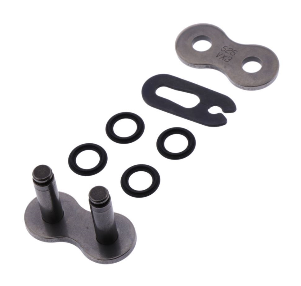 DID 525VX3 Motorrad X-Ringkette verstärkt 525 Teilung 108 Glieder offen + Clipschloss
