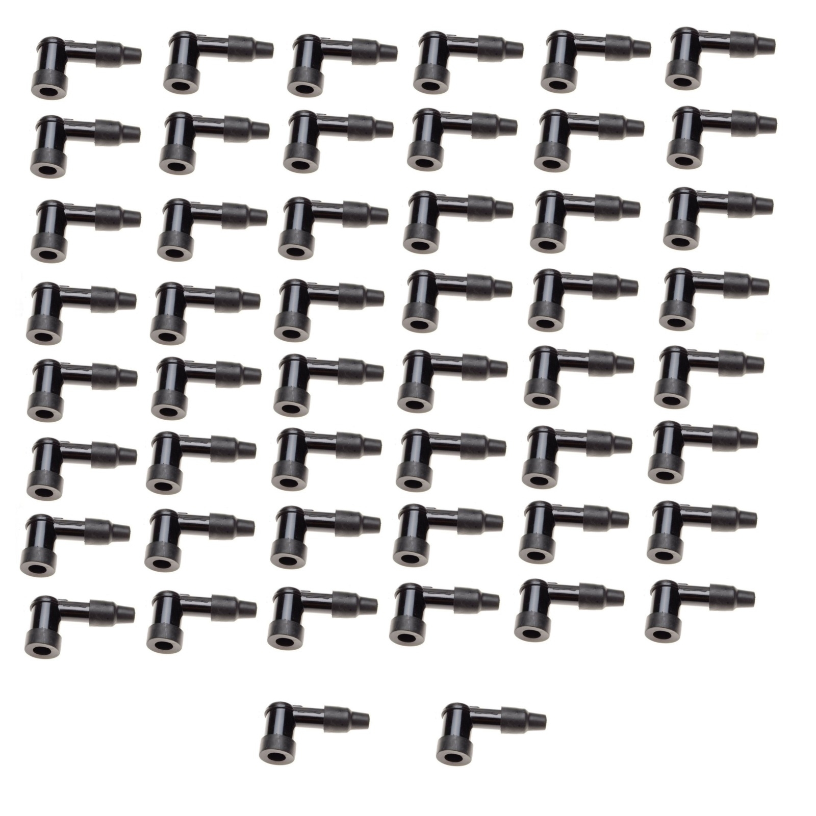 Zündkerzenstecker 90° abgewinkelt 34 x 48 mm für M4 Anschluss 10 - 12mm Kerzen