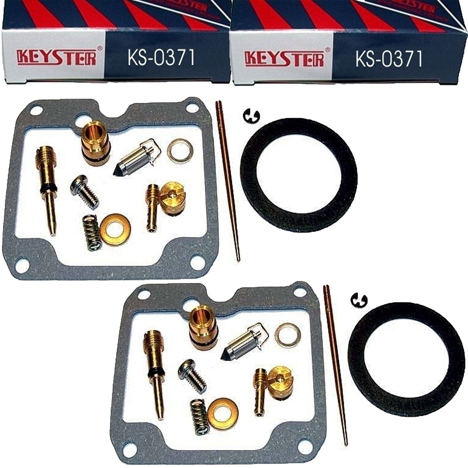 2x Keyster KS-0371 Vergaser Reparatursatz für Suzuki GT250 E X7 1979 - 1981 GT2502