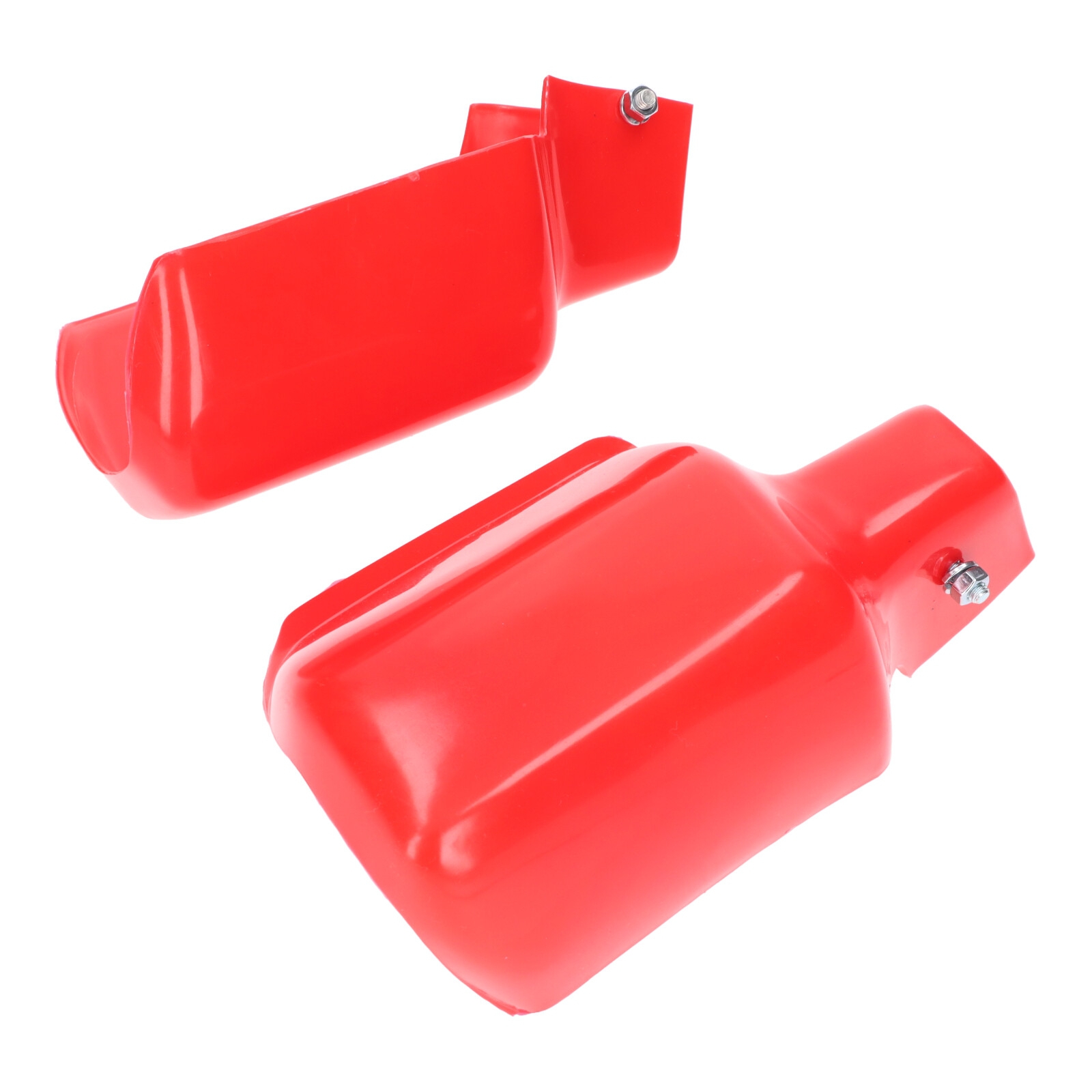 Handschützer Protektoren rot für MZ ETZ 150 250 251 Windschutz Handschutz Satz