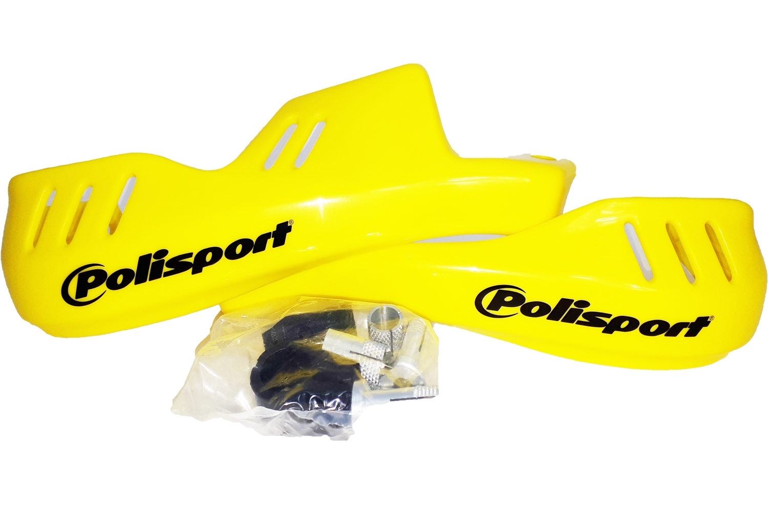 Polisport Handprotektoren Paar Integral Gelb mit Lenkerinnenhülsen 13-18mm