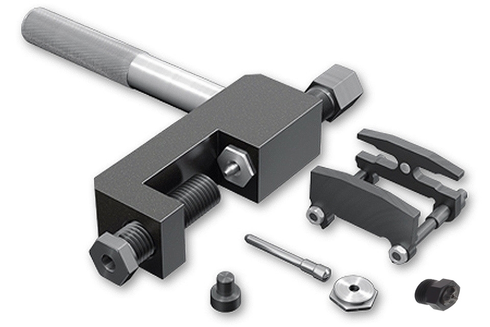 KELLERMANN SET Kettenwerkzeug Kettennietgerät KTW2.5 + Nietkopfformer