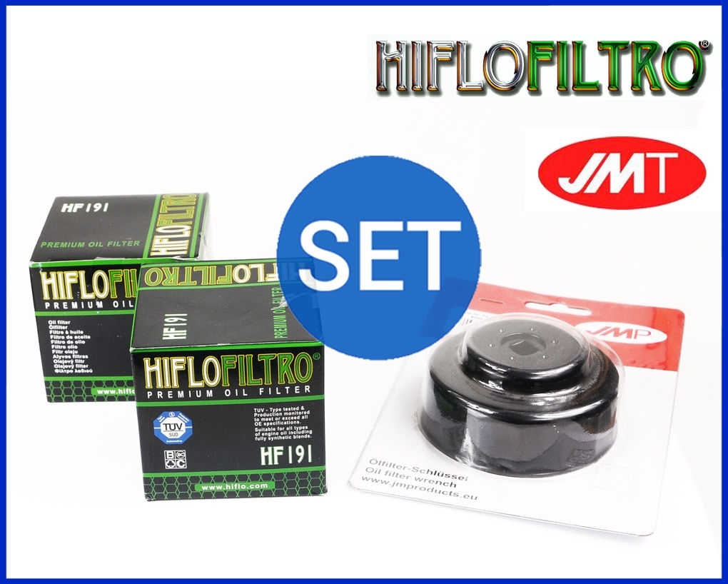 Set 2x Ölfilter + 1x Ölfilterschlüssel