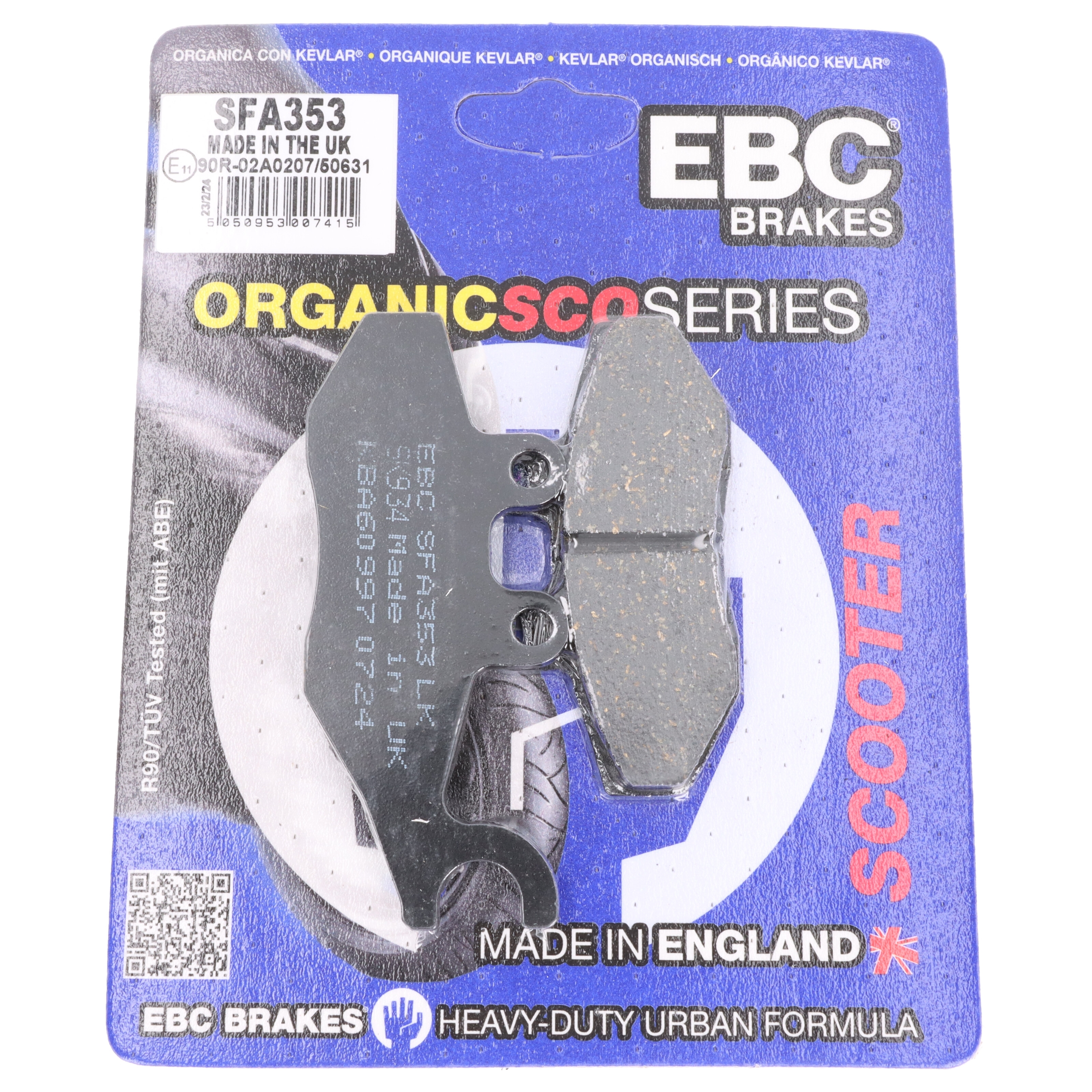 EBC Bremsbeläge SFA353 für Gilera Runner DNA Nexus Fuoco GP